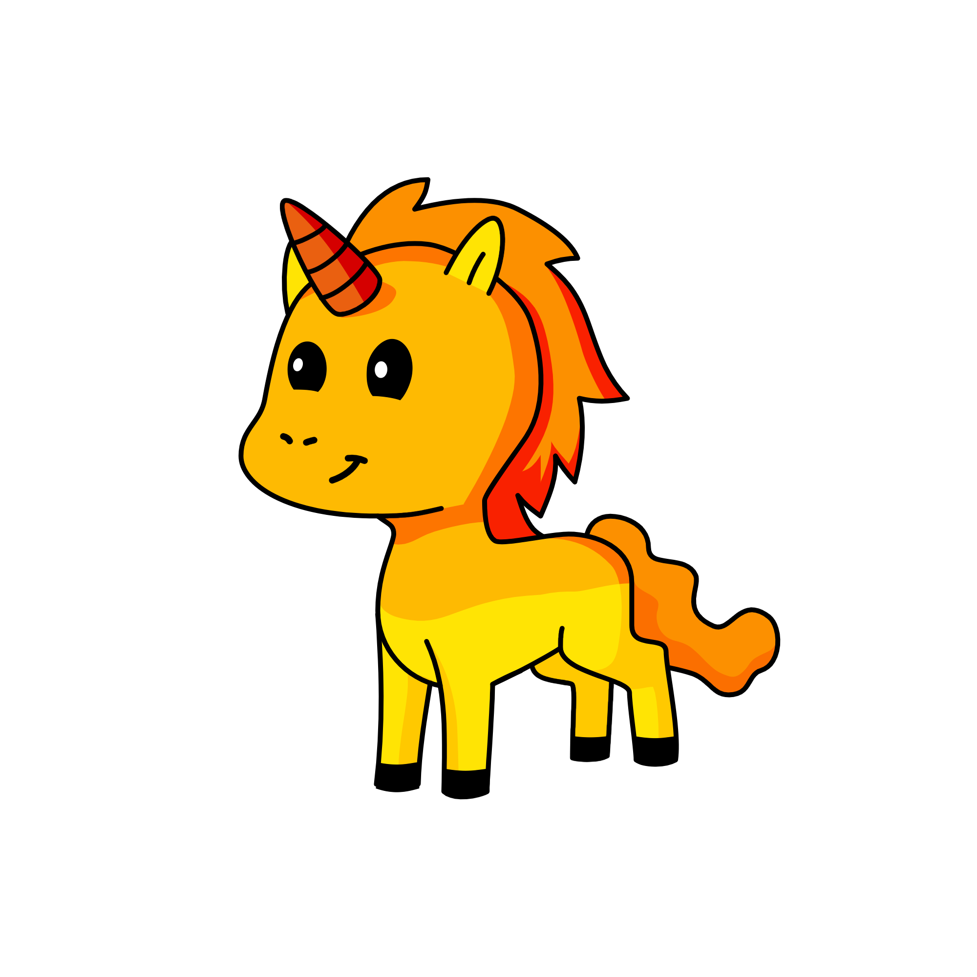 Glow, the unicorn