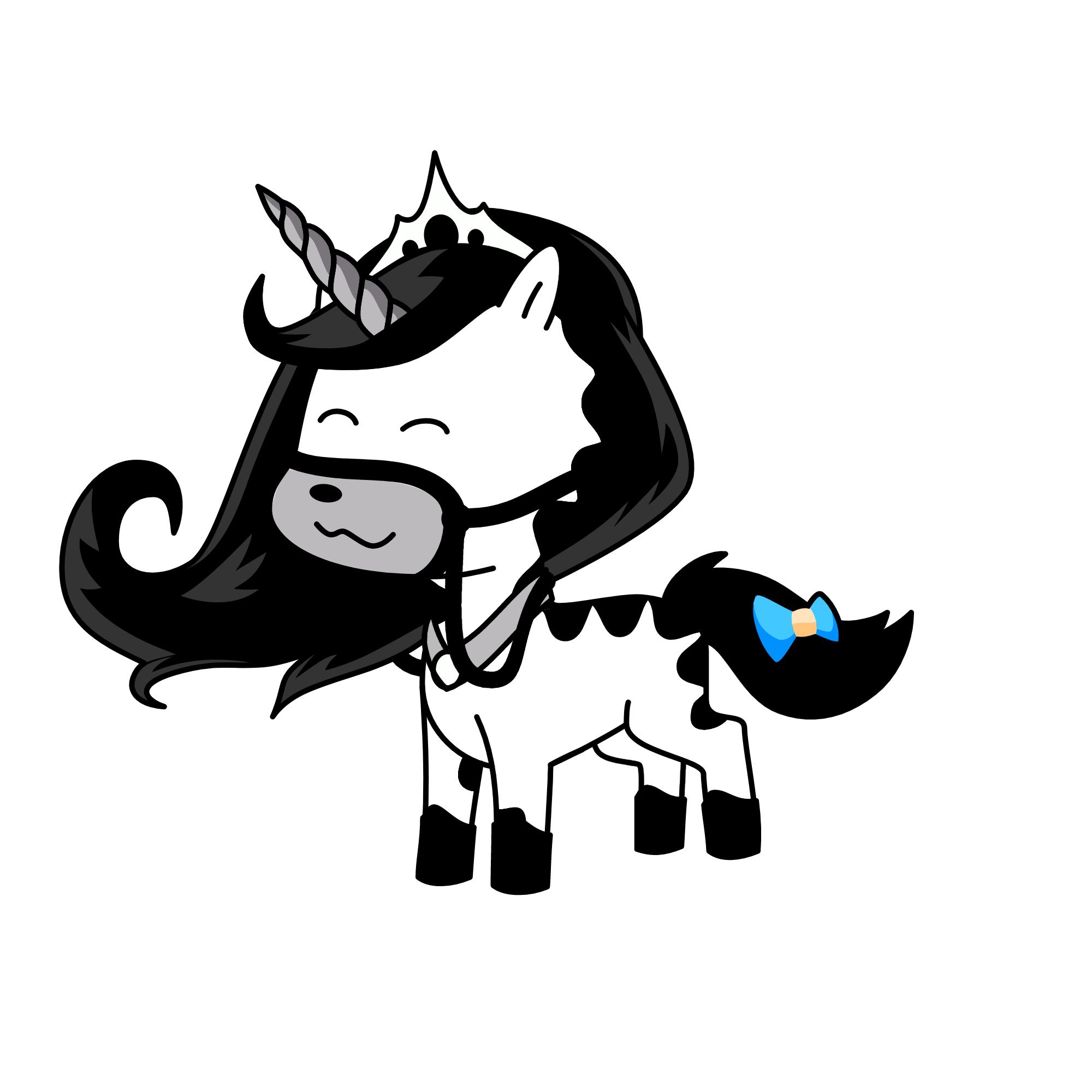 Brave Corny Horn, the unicorn