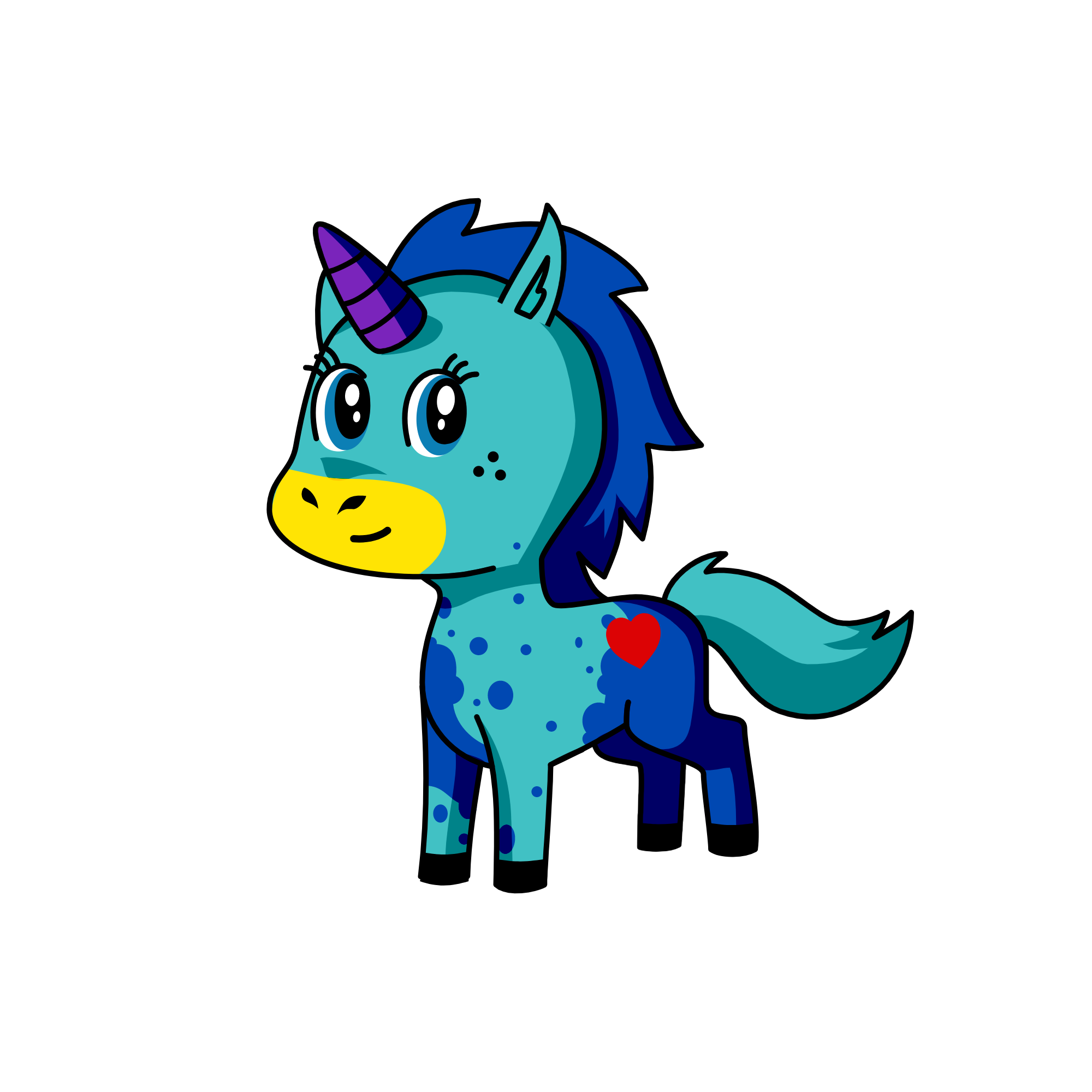 Snowy, the unicorn