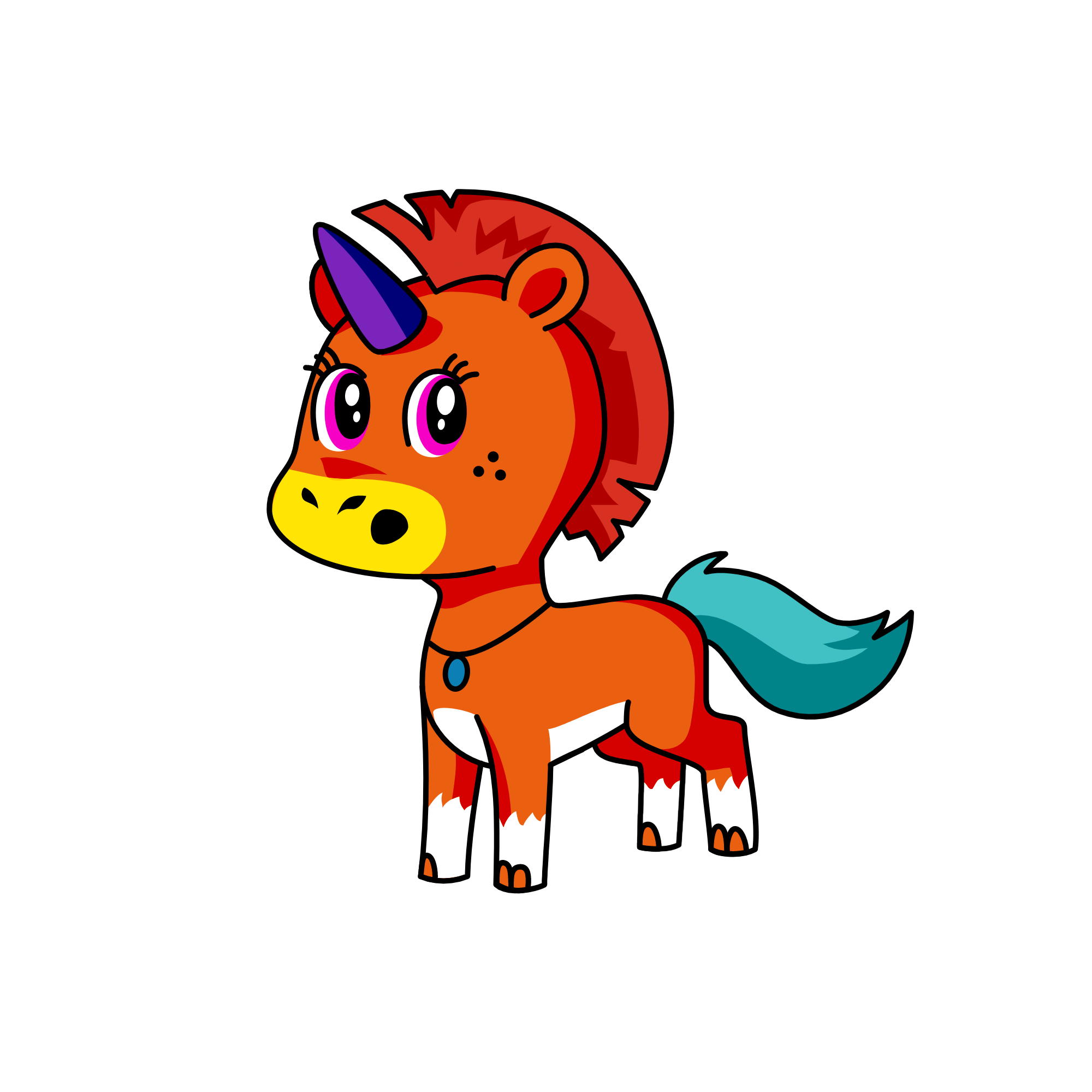 fire, the unicorn
