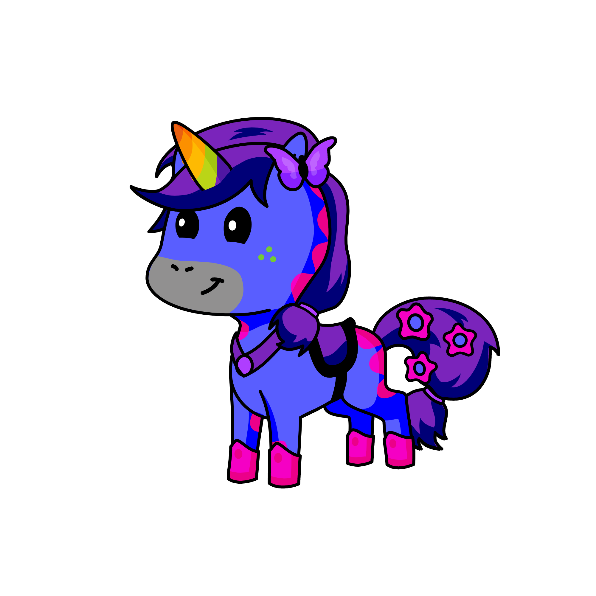 BOB jr, the unicorn