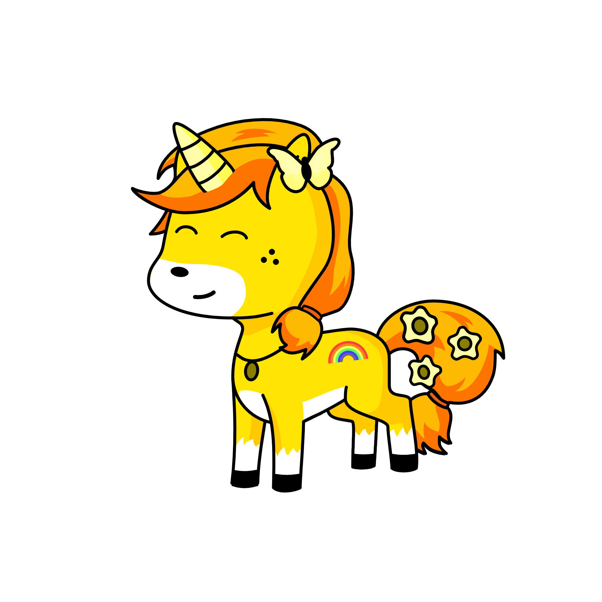 Sunshine, the unicorn