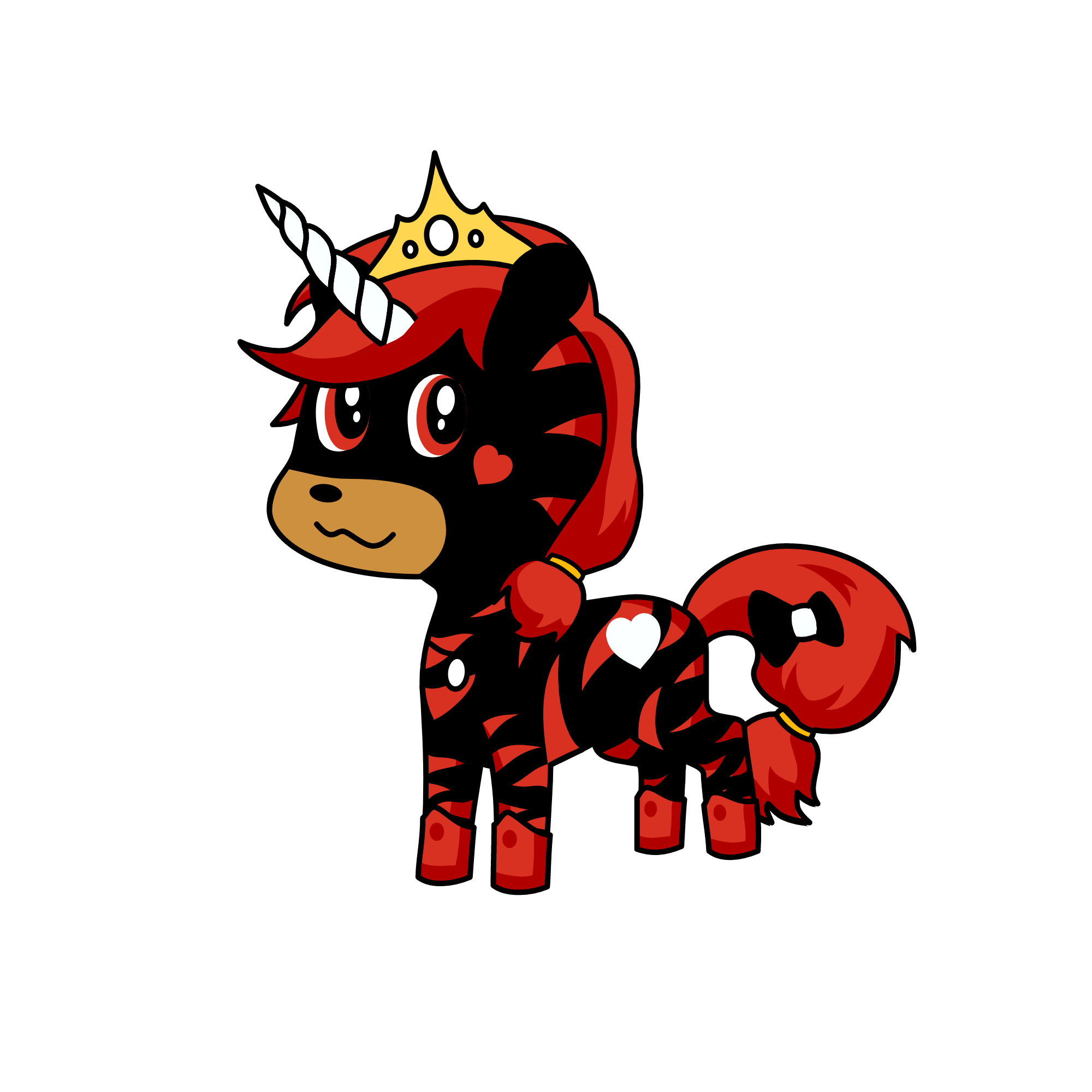 Blackory, the unicorn