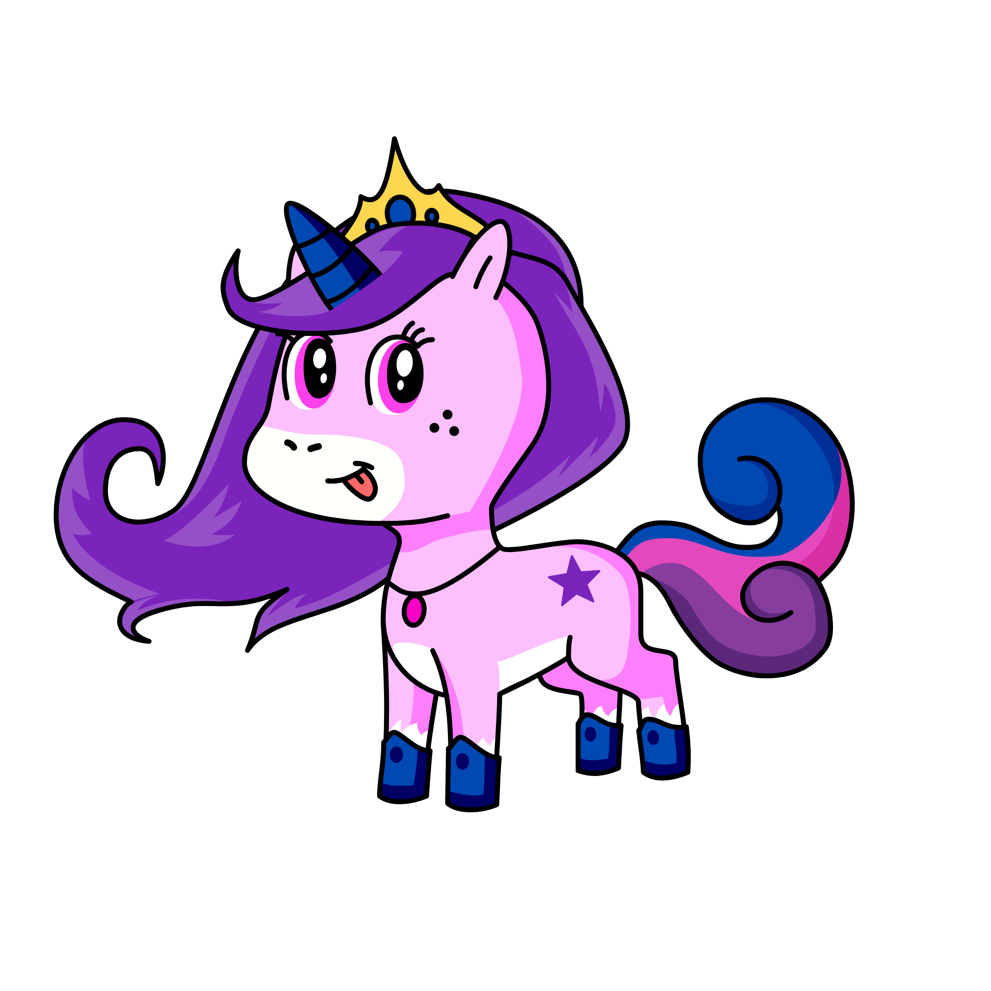 snow white, the unicorn
