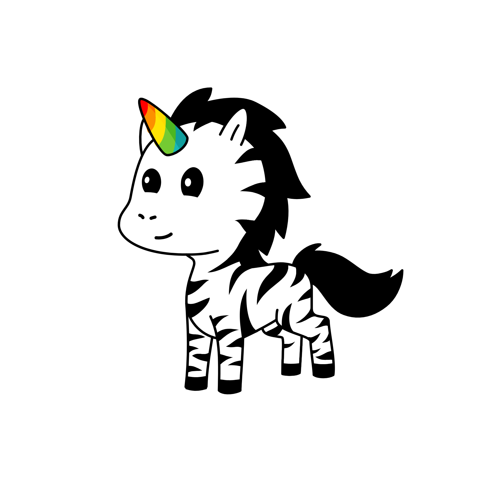 Zebracorn, the unicorn