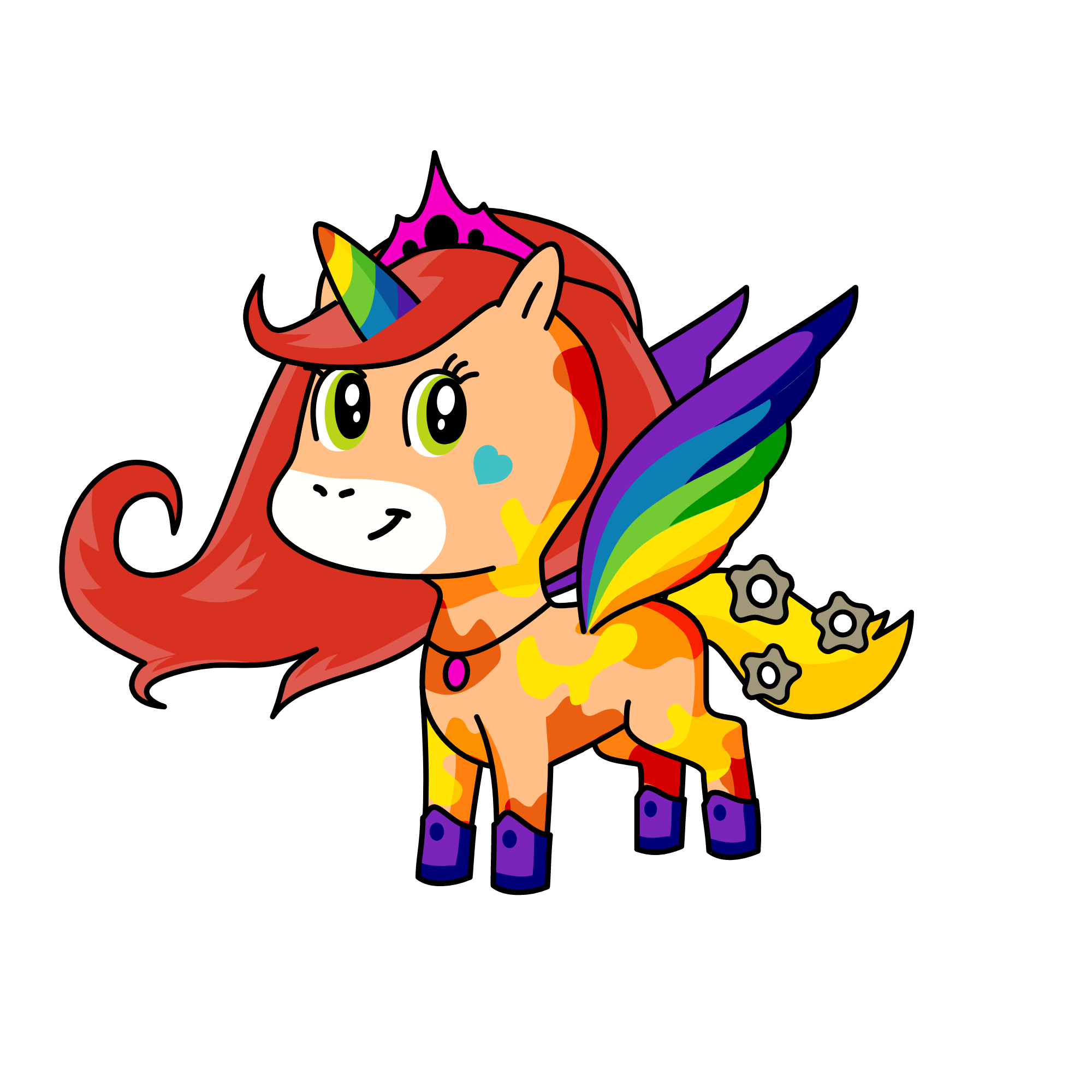 ๐rainbow๐, the unicorn