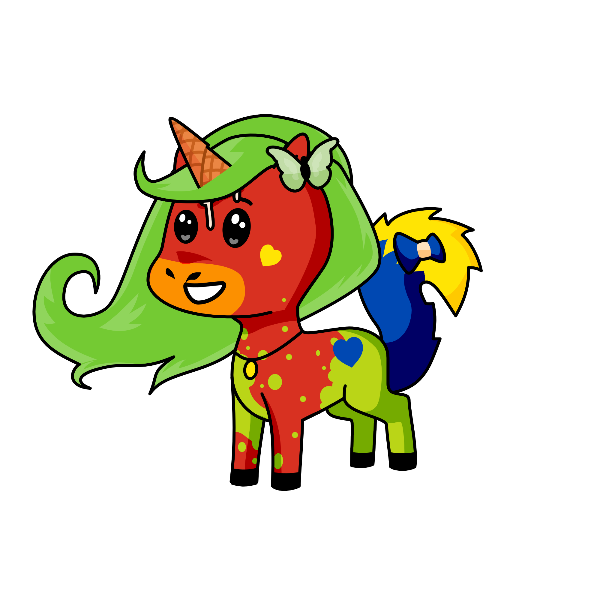 PRINCESS OF BAIM, the unicorn