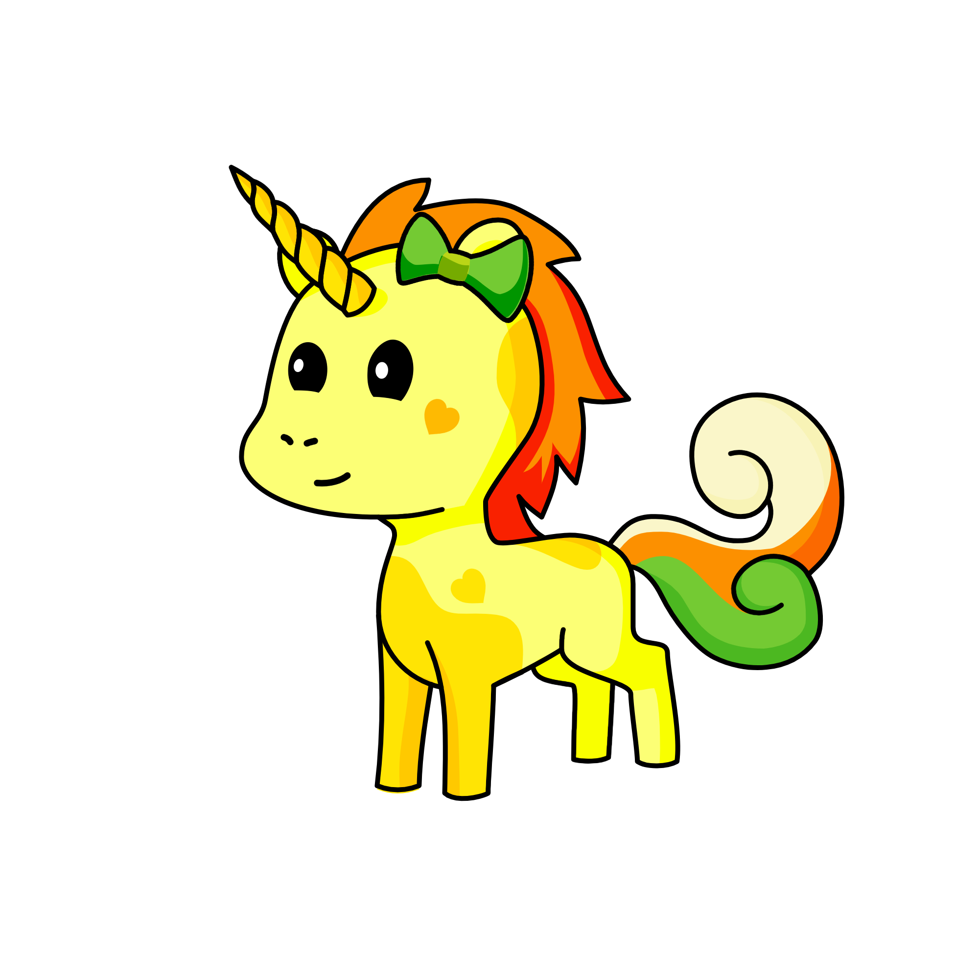 Butterscotch, the unicorn