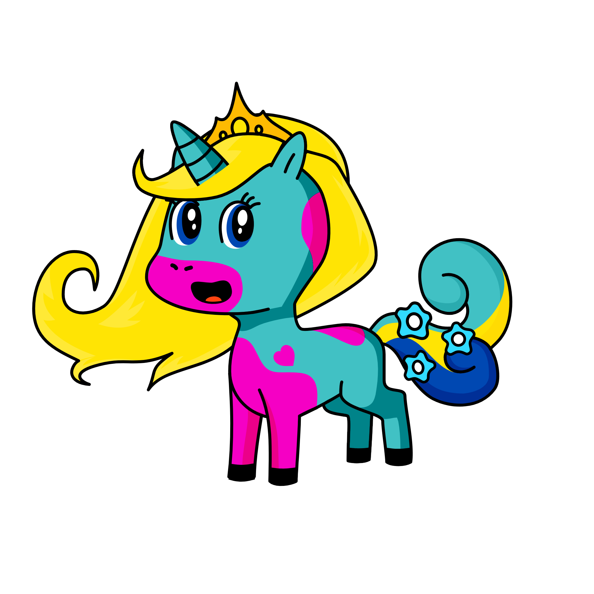 Sandi, the unicorn