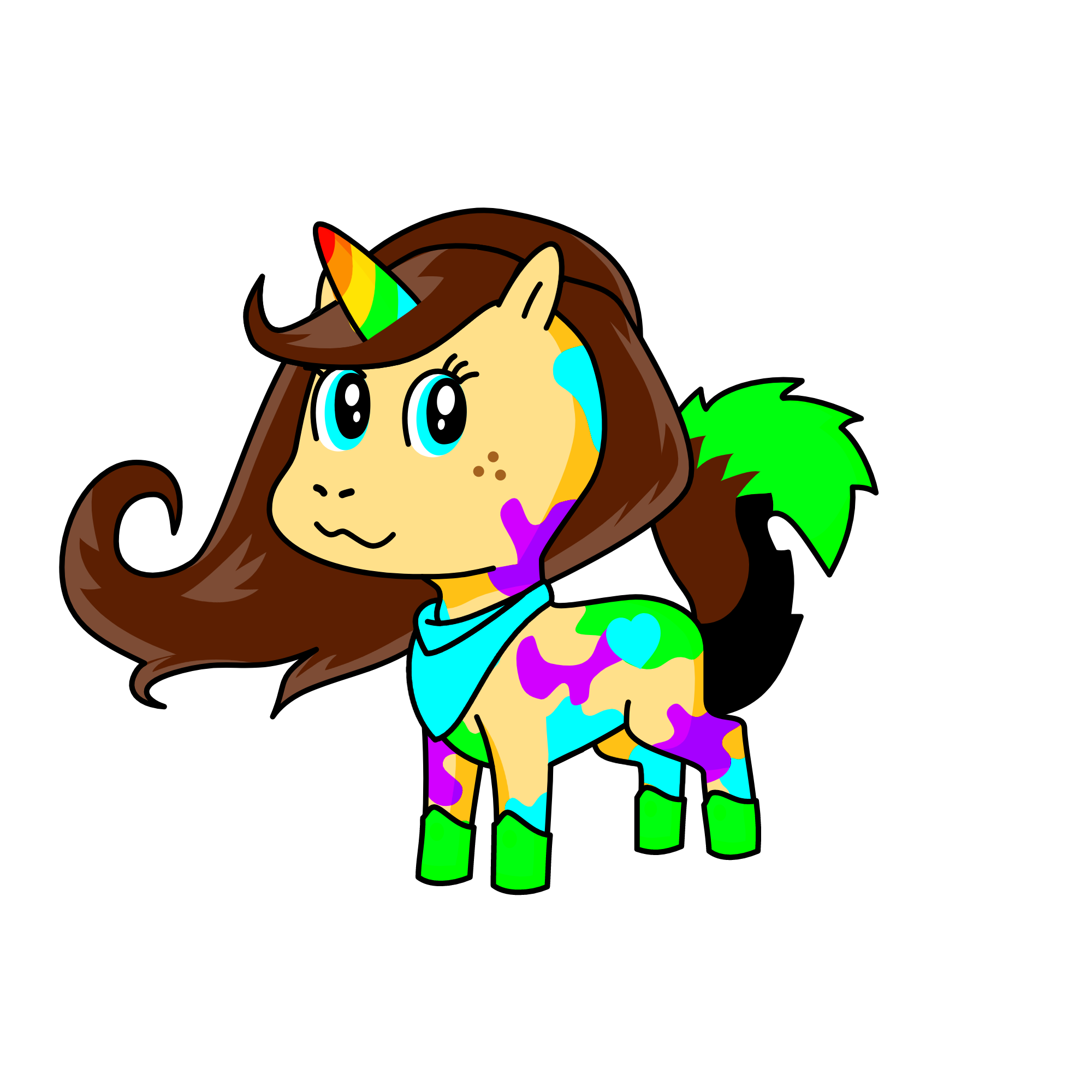 Clair, the unicorn
