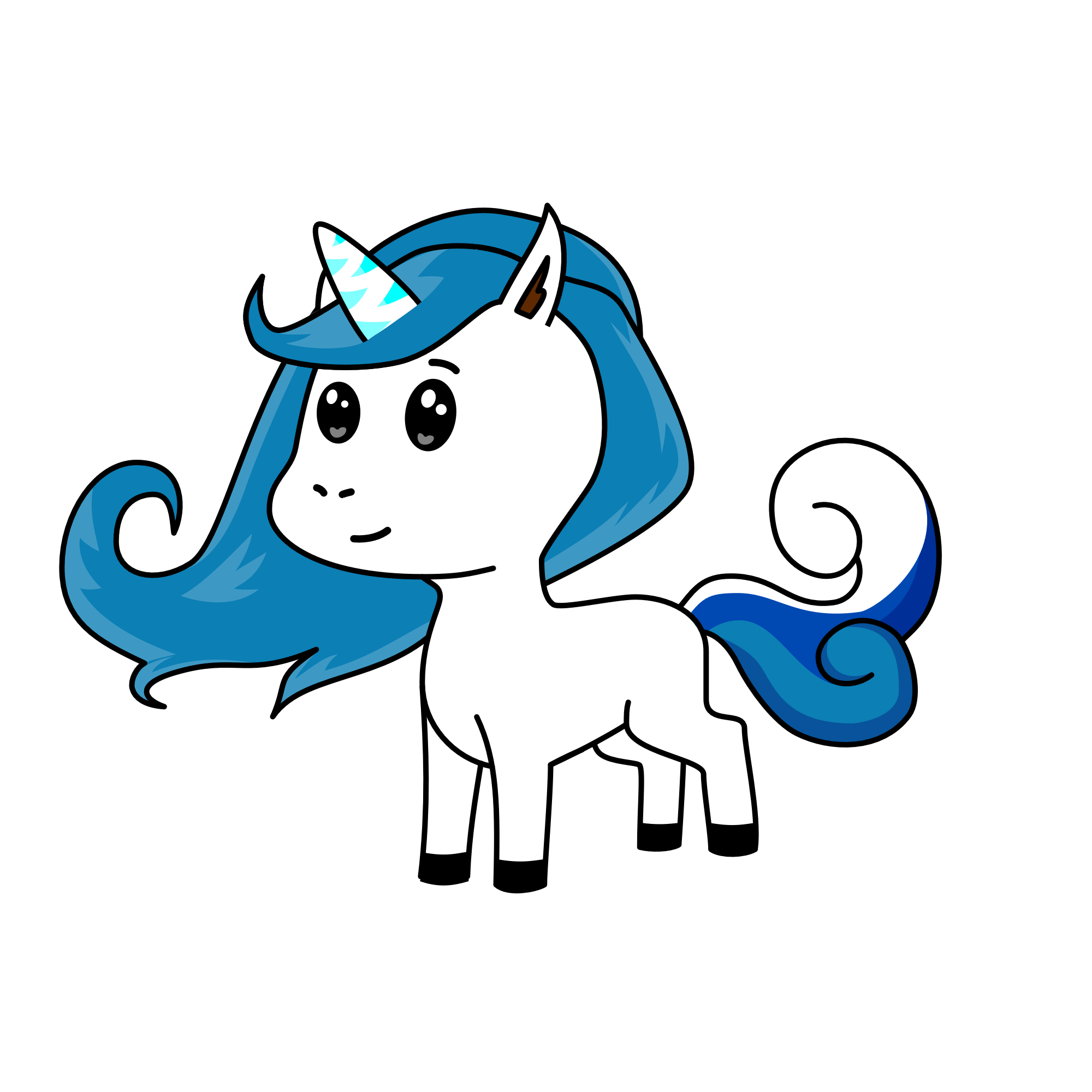 Freezing, the unicorn
