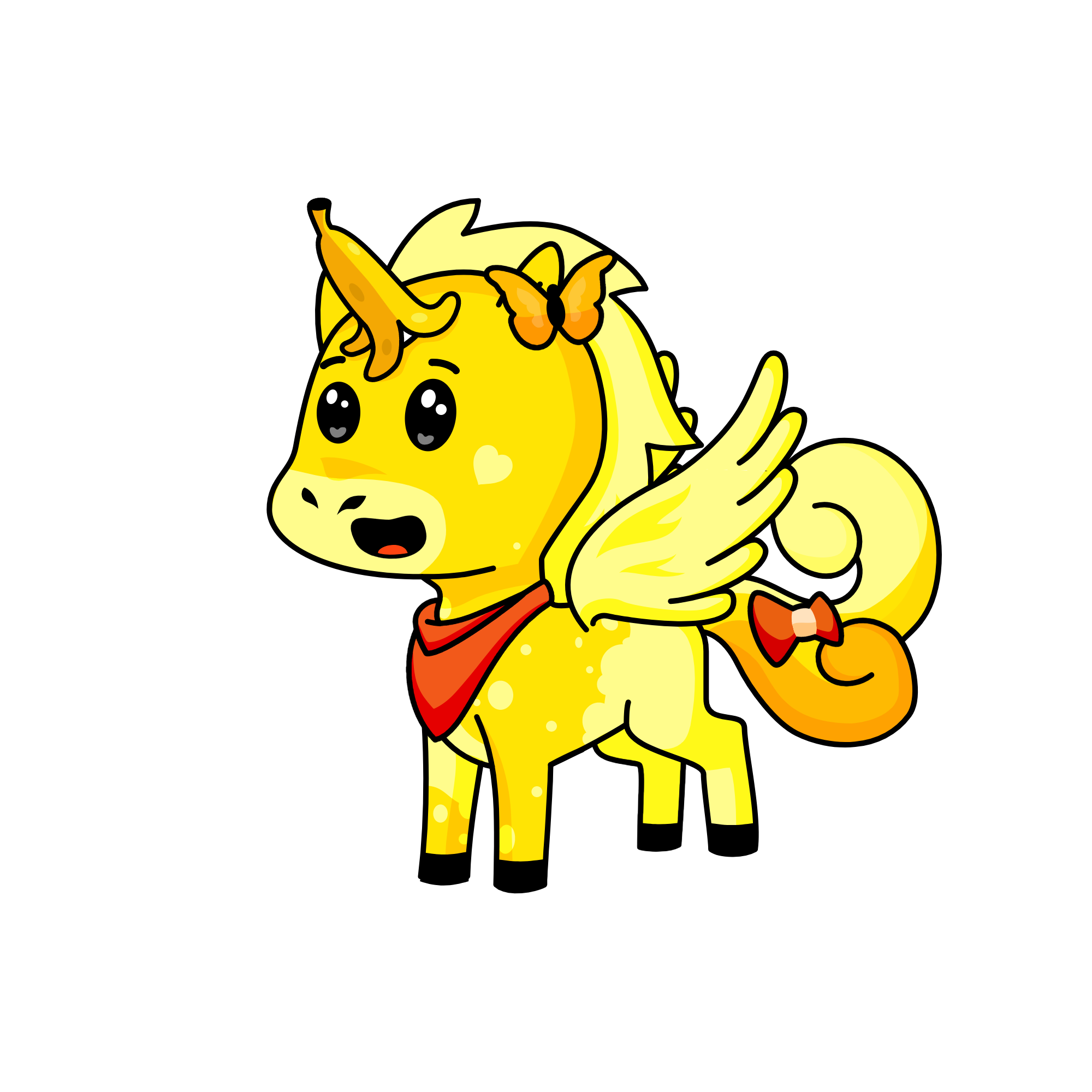 Banana Split (Banana S.), the unicorn