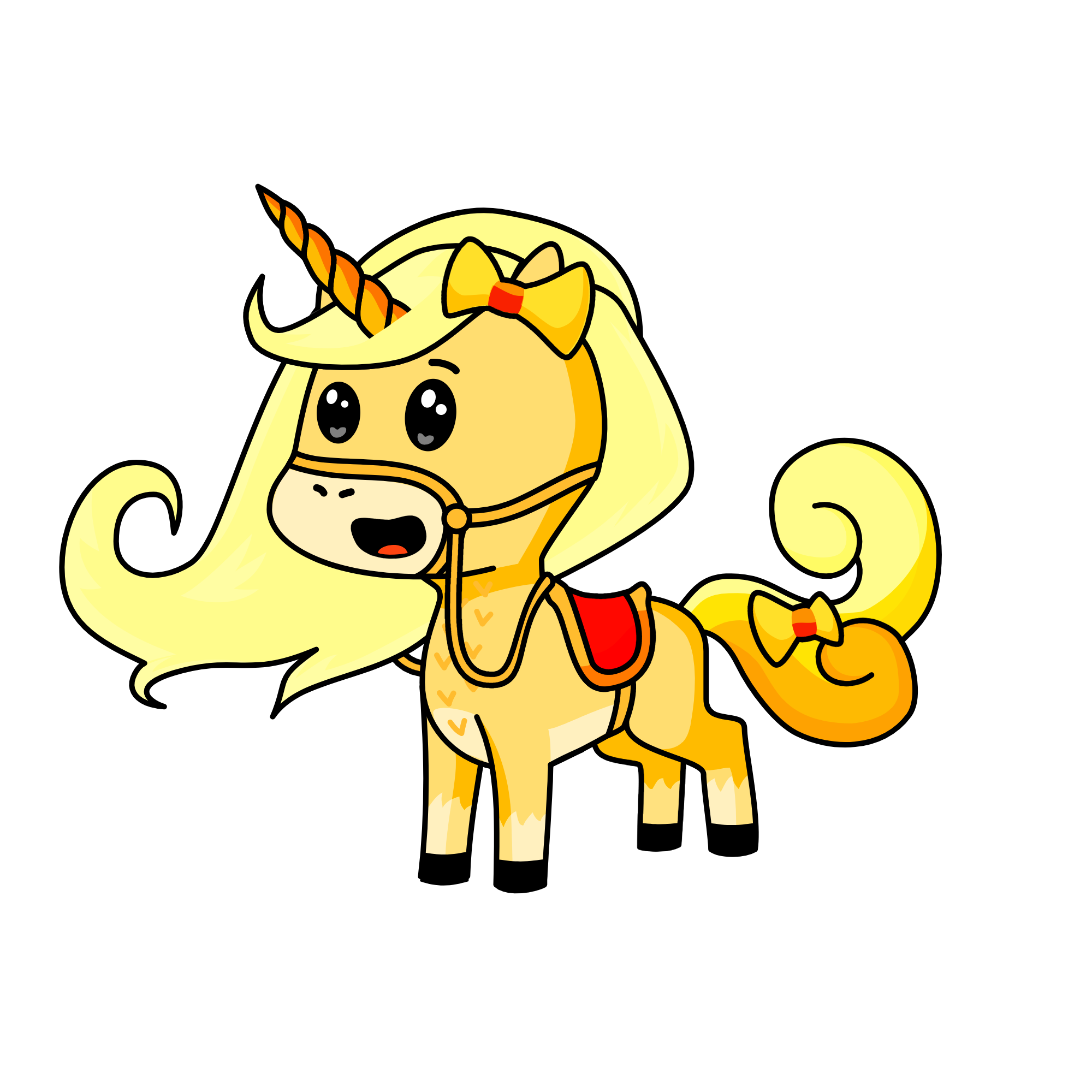 Cream, the unicorn