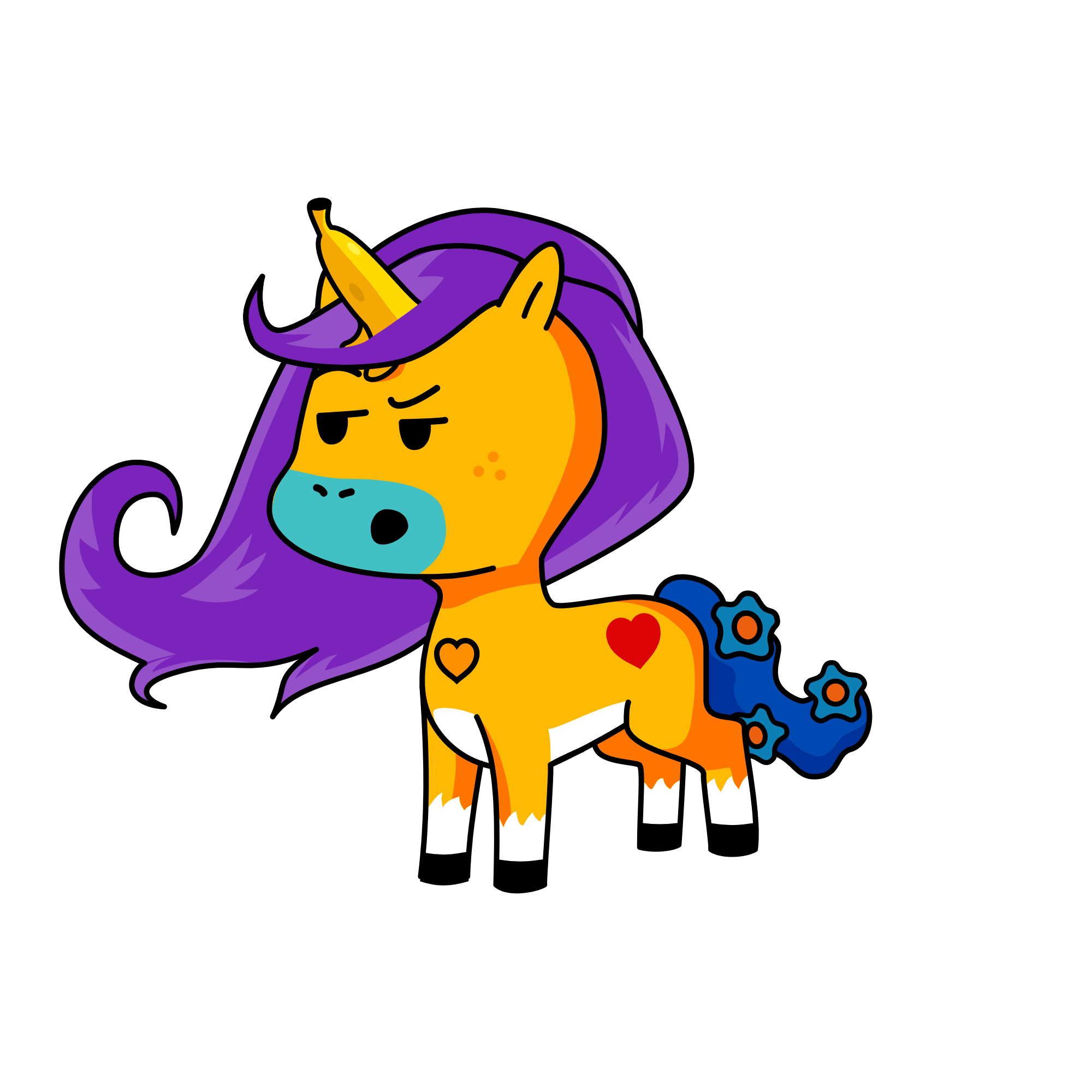 G, the unicorn