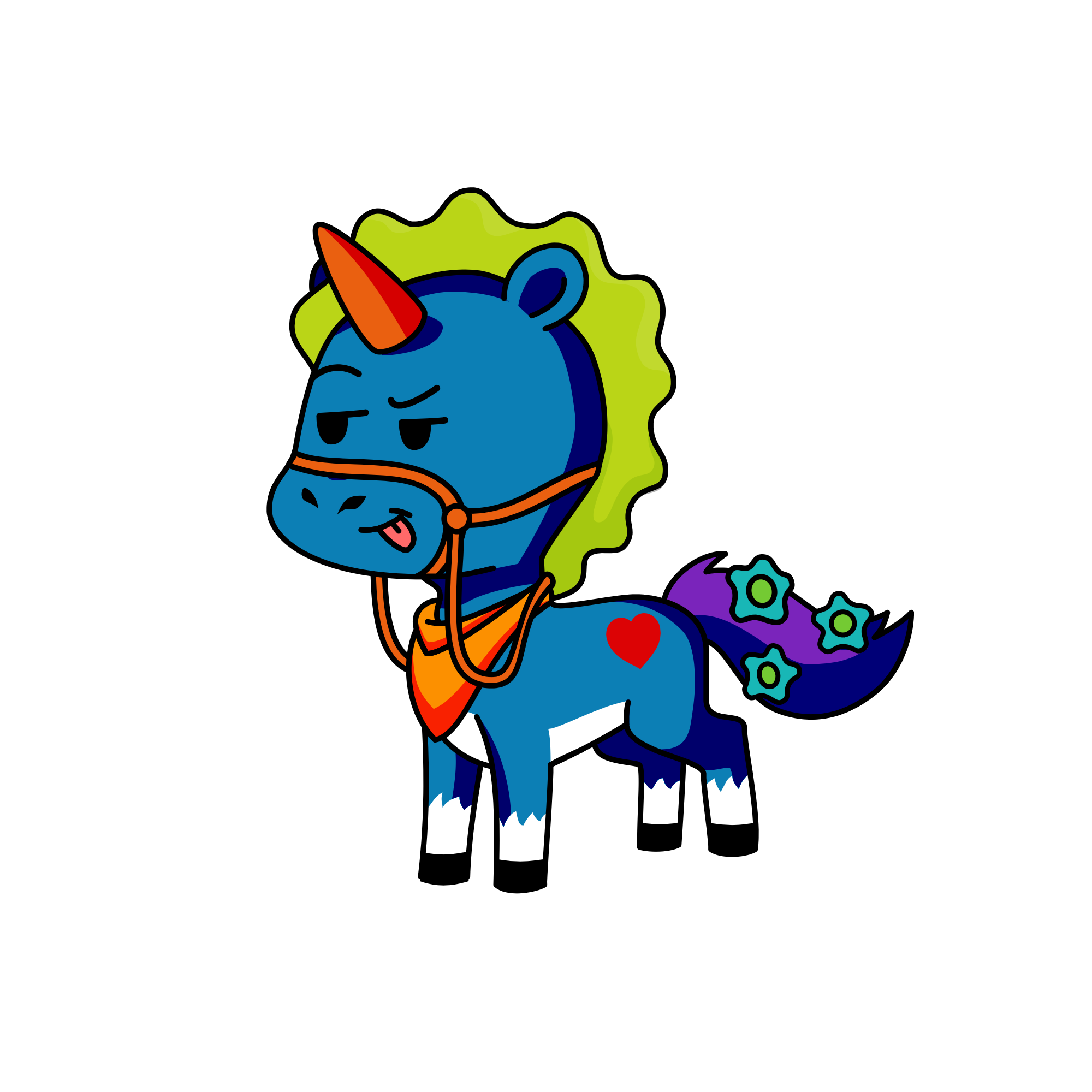 Daddy, the unicorn