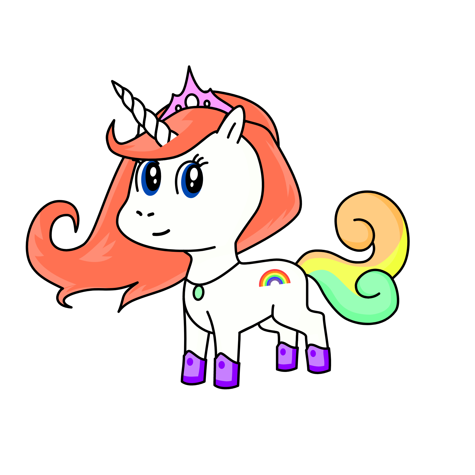 rainbow, the unicorn