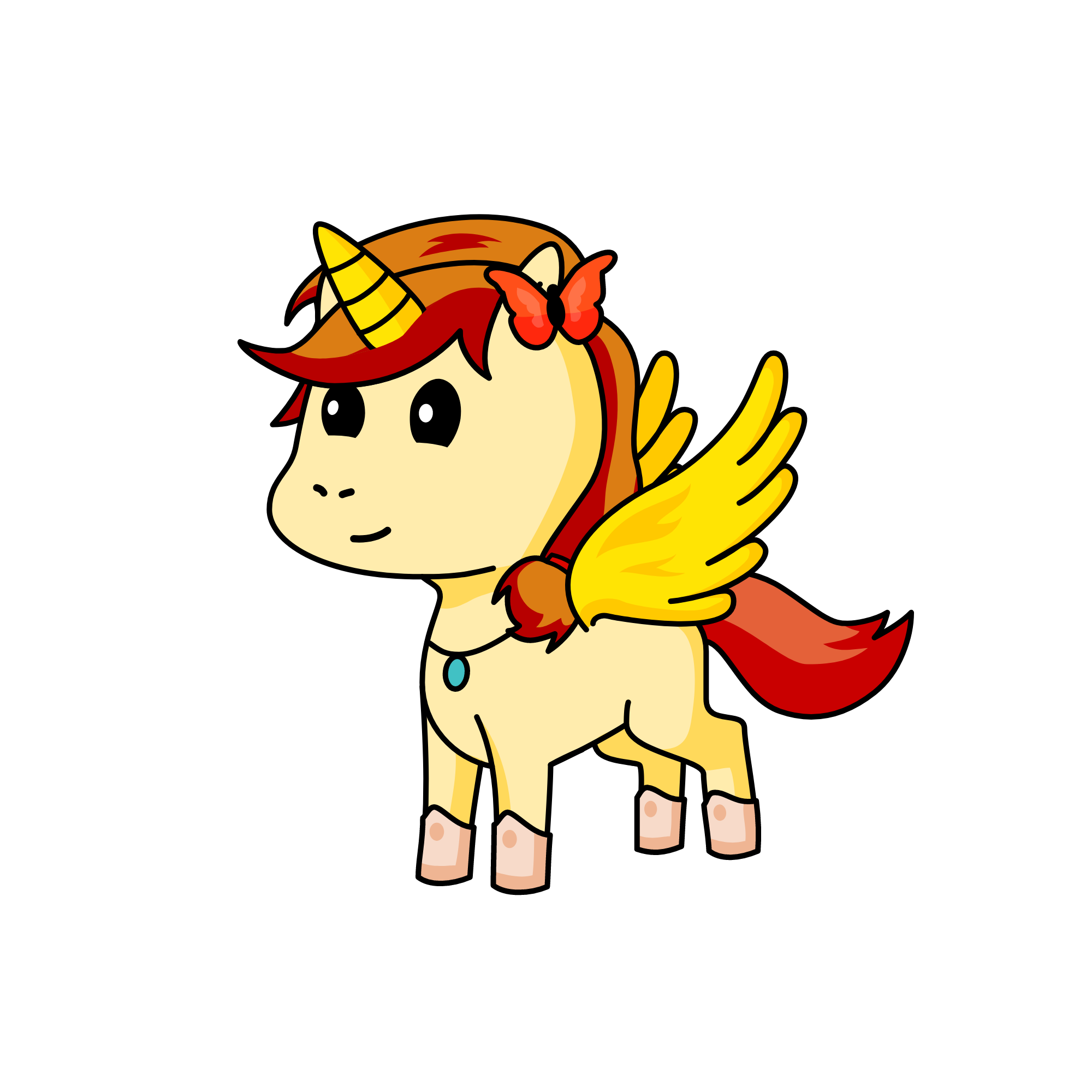 Cate, the unicorn