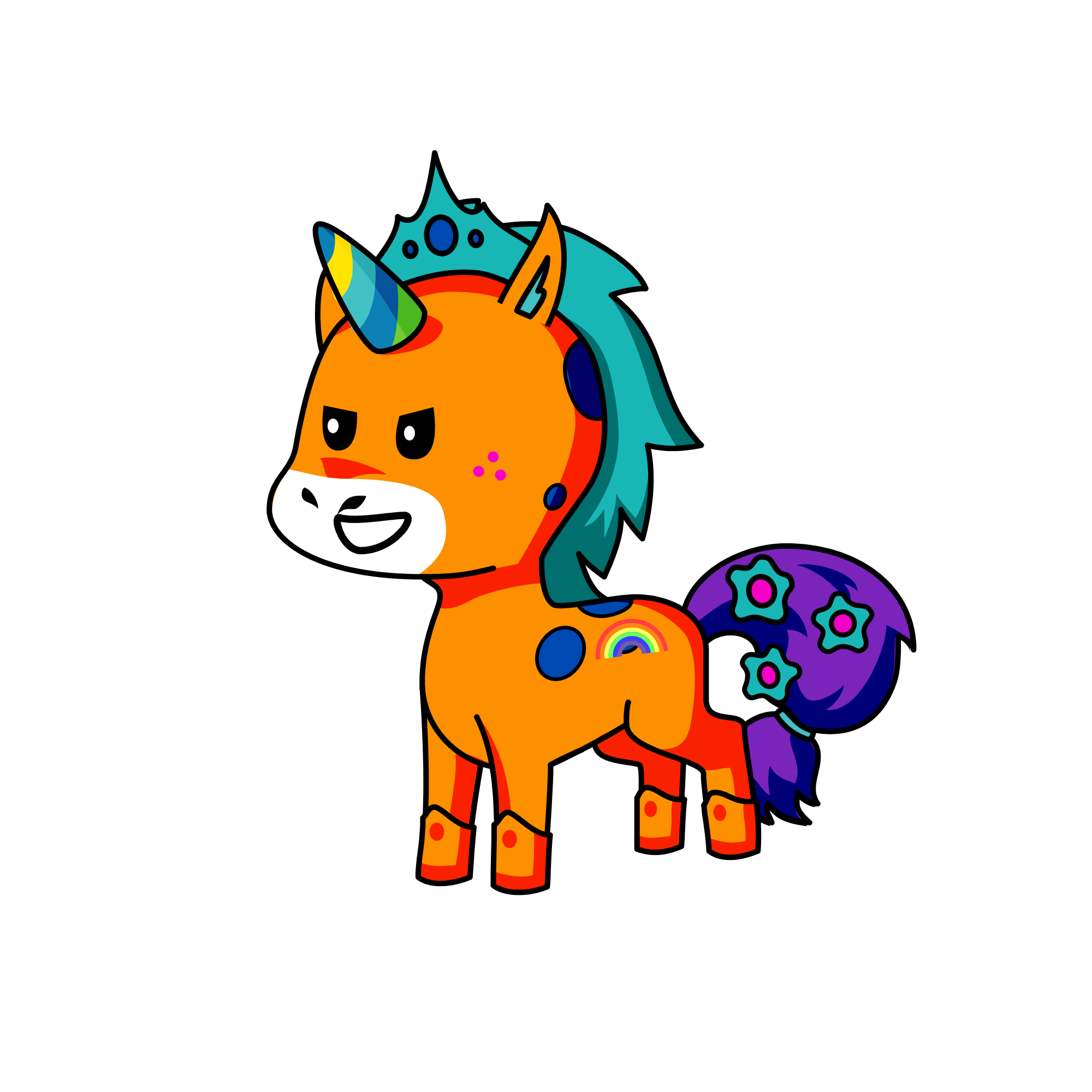 Heartsy , the unicorn