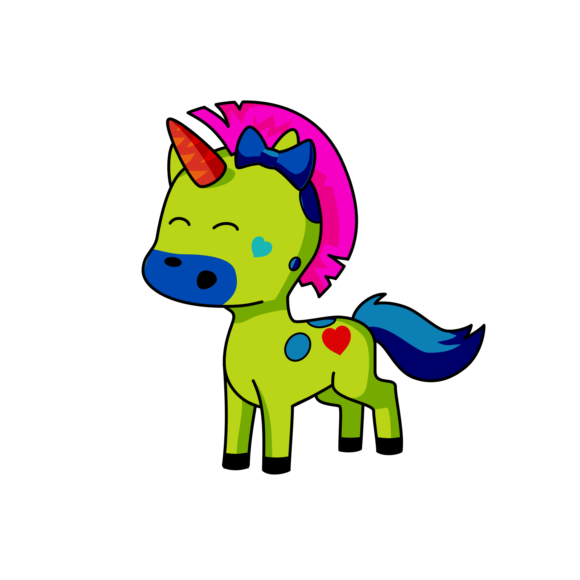 Pou Nug, the unicorn