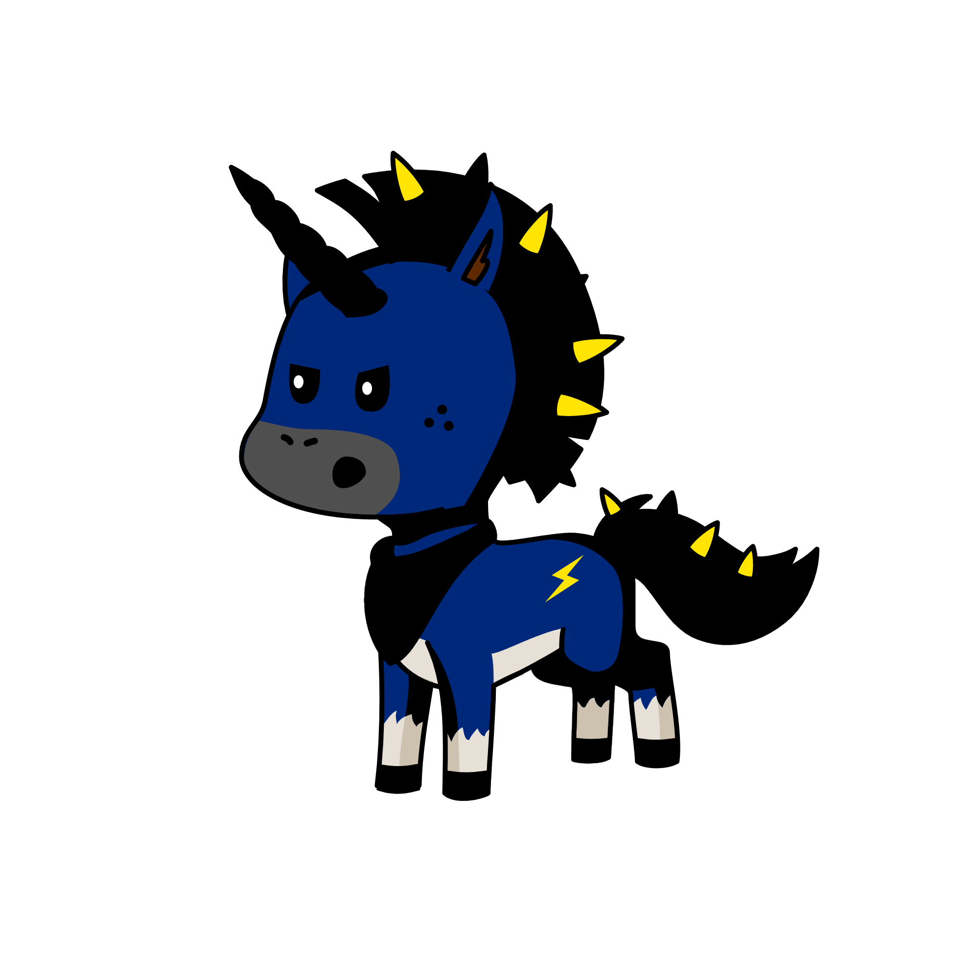Lightning, the unicorn