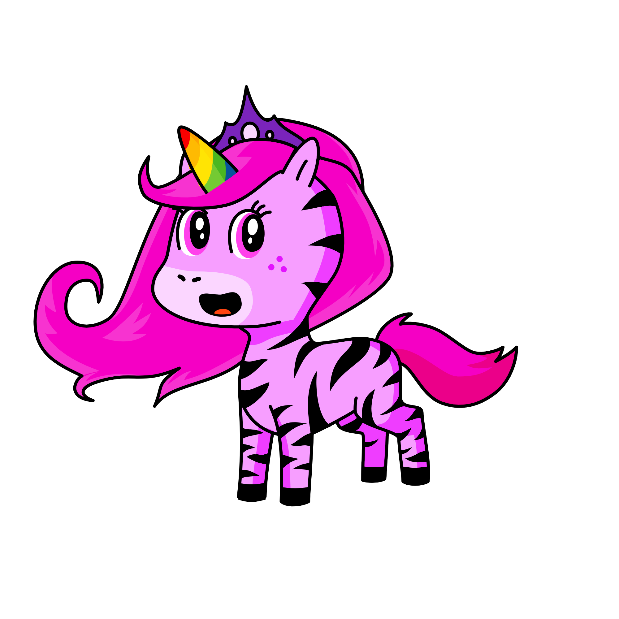 Pinky, the unicorn