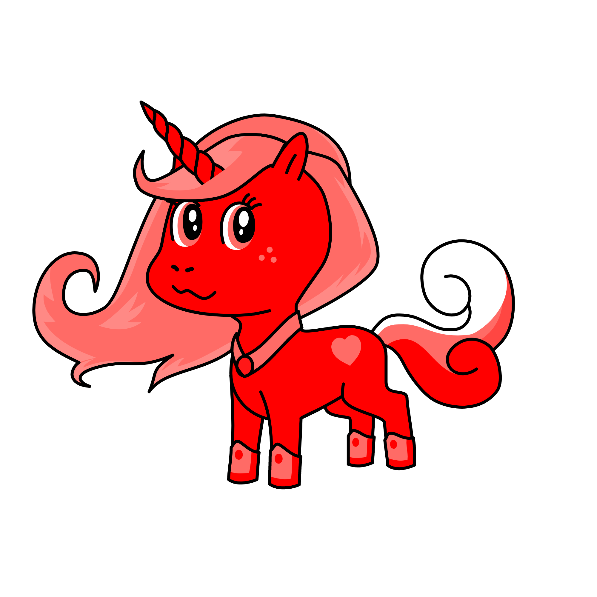 Aries, the unicorn