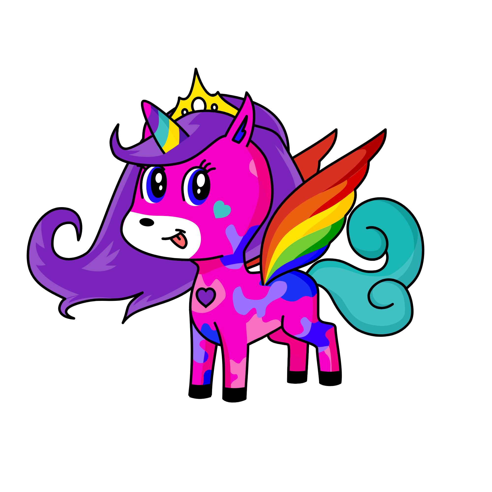 Crystal, the unicorn