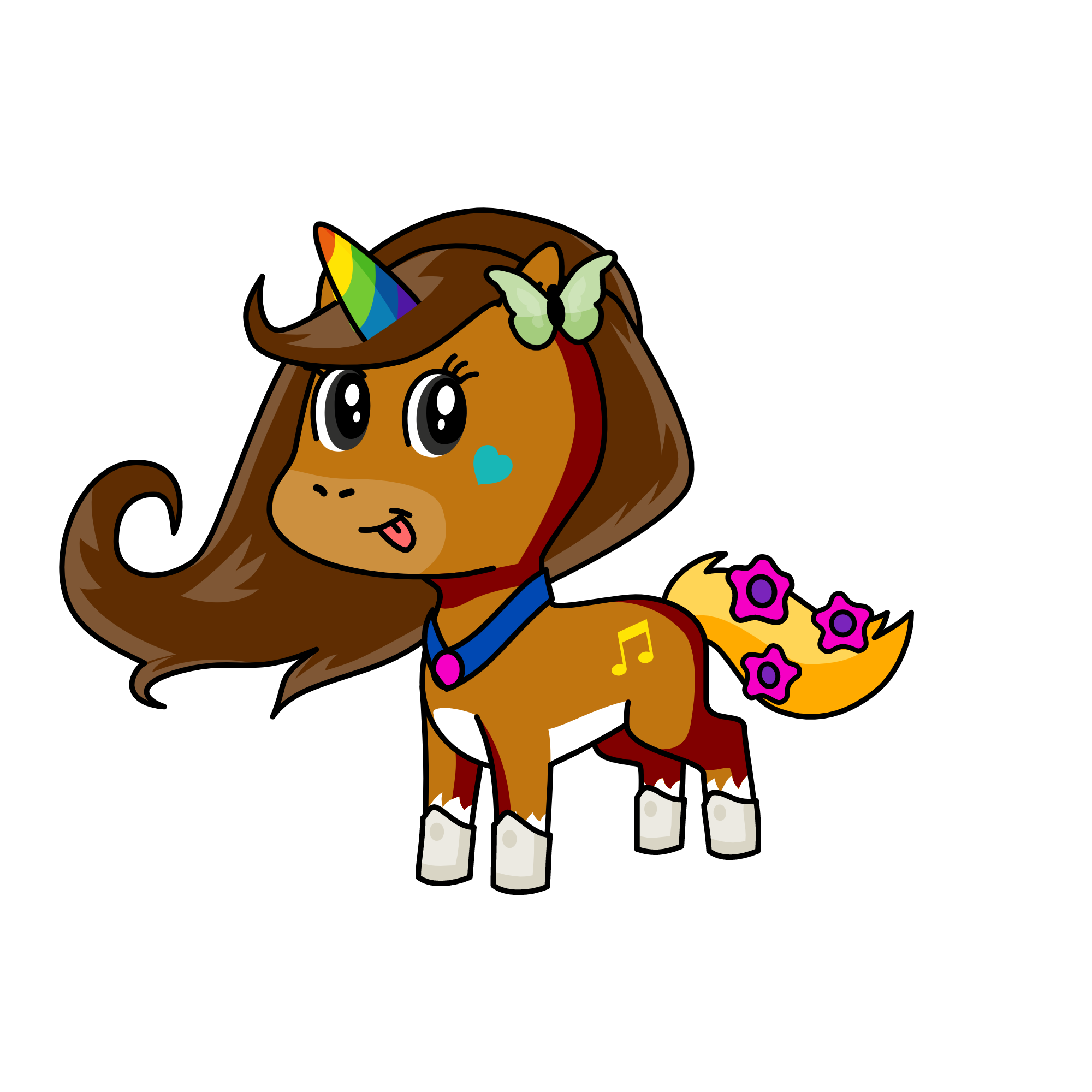 Brave Gal, the unicorn