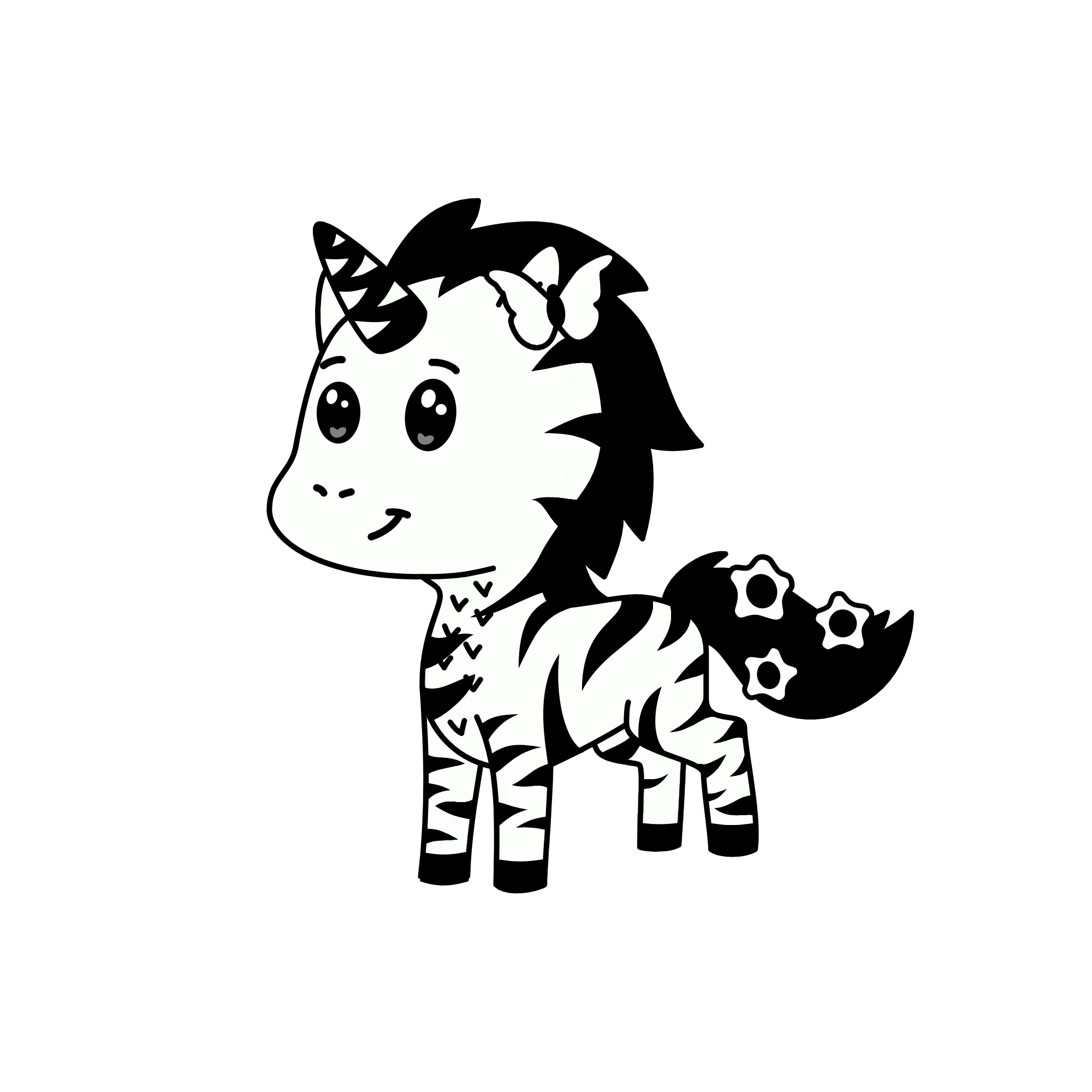 Stripy, the unicorn
