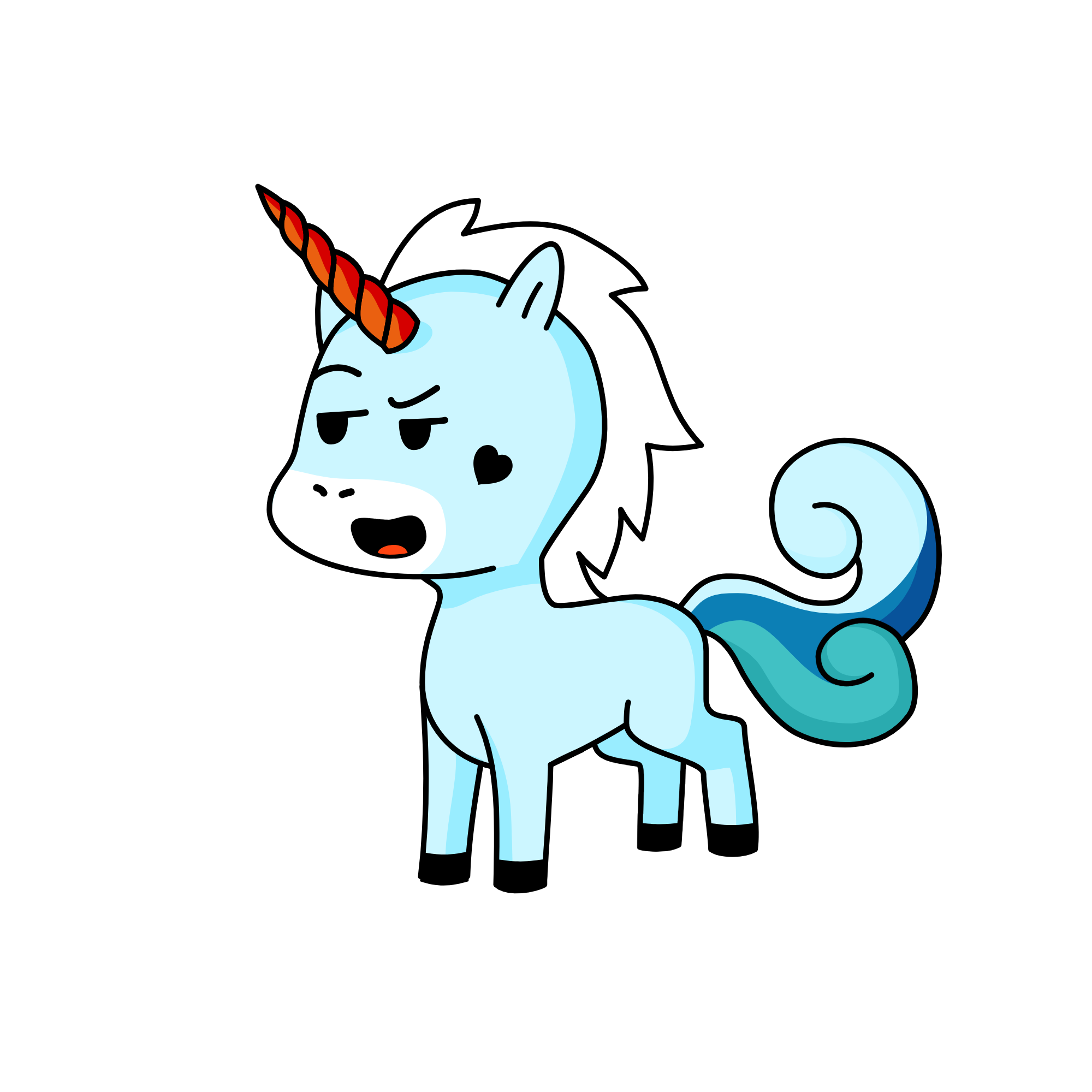 Ice time, the unicorn