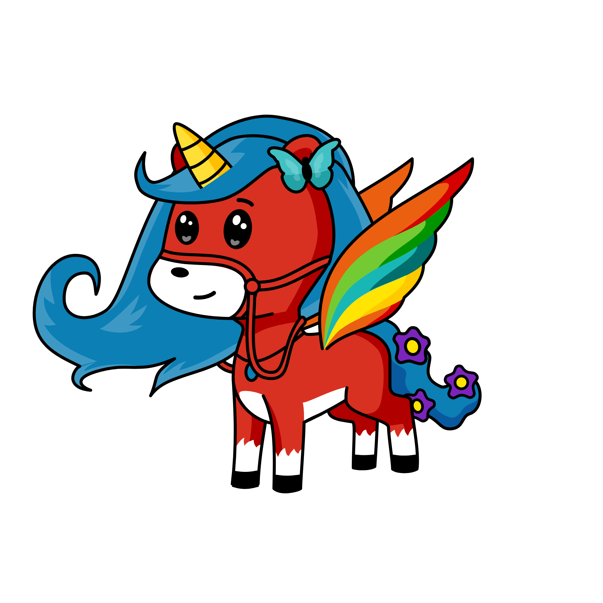 BUTTIFLY, the unicorn