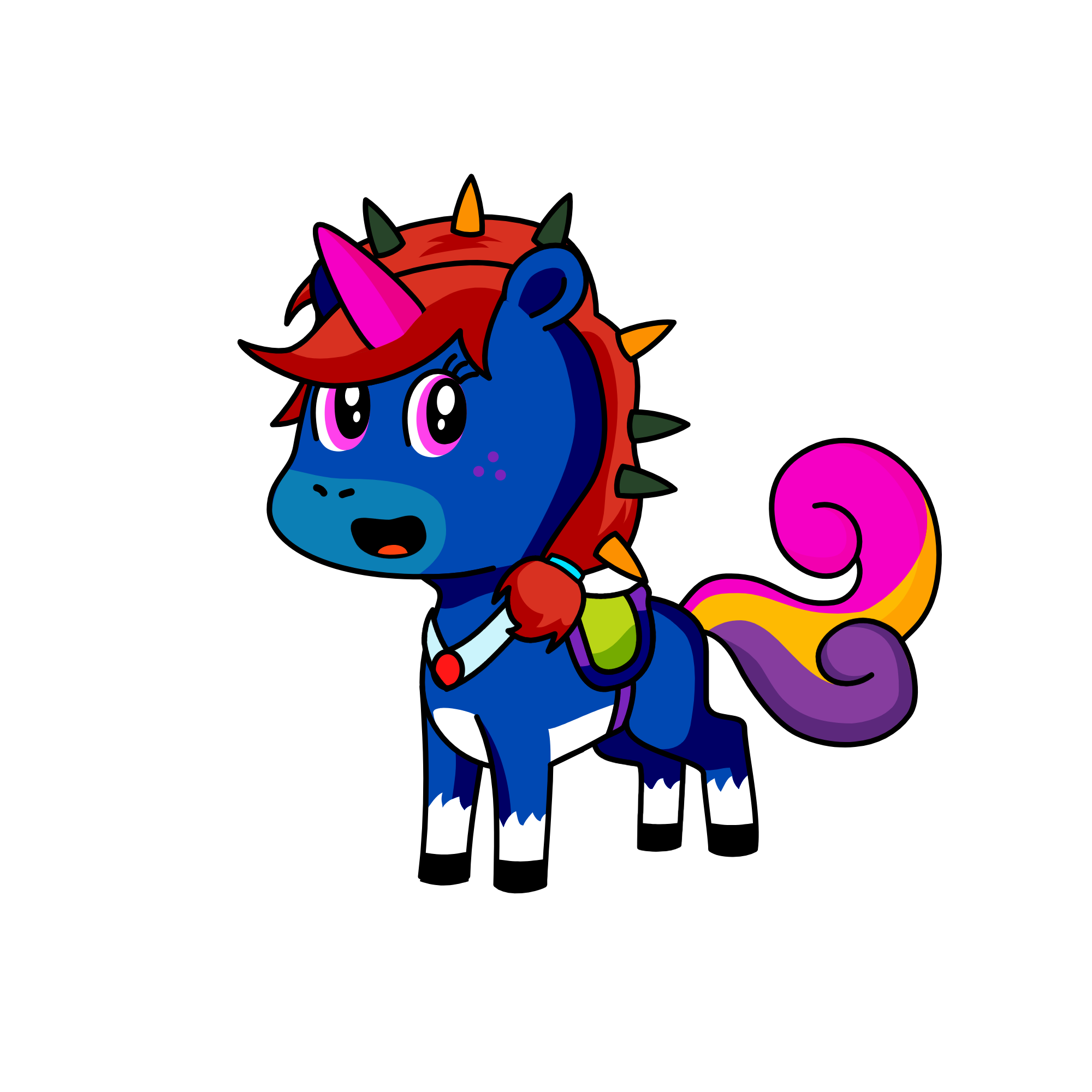 studey, the unicorn