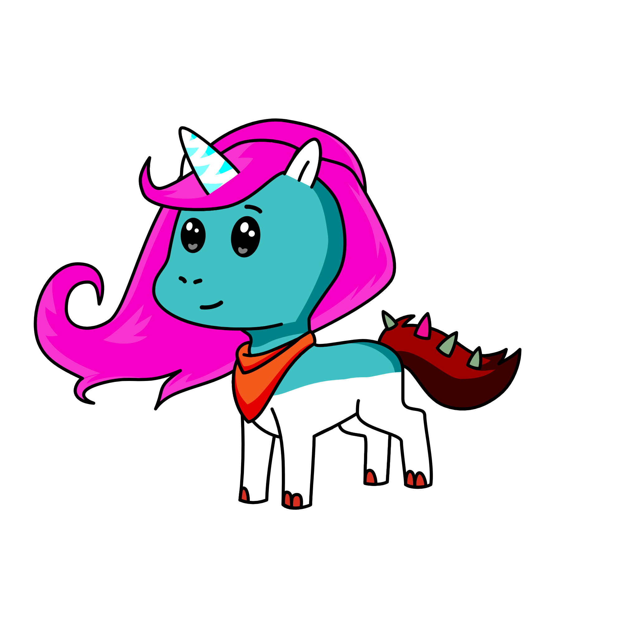 SWEET HEART, the unicorn