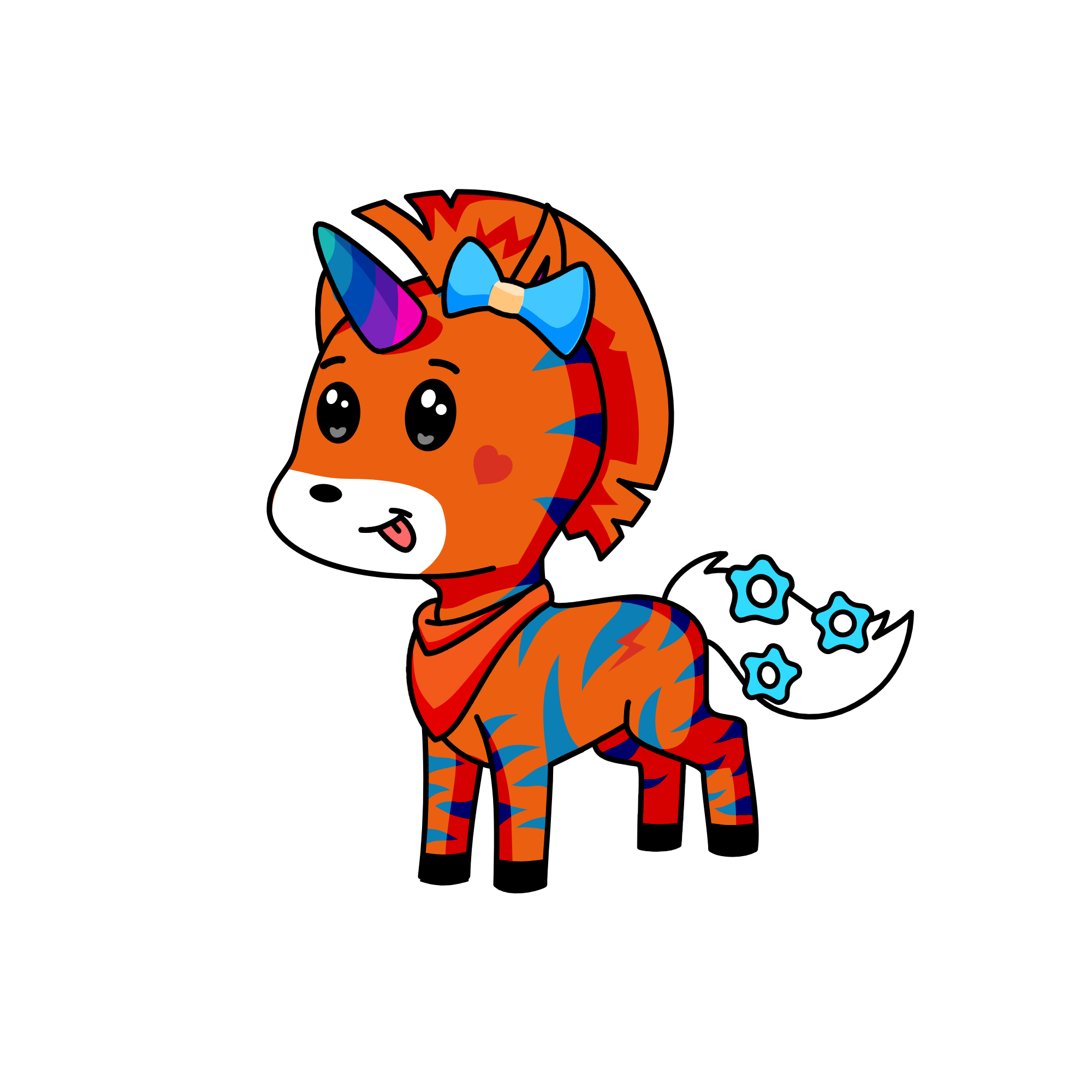 cuteycorn, the unicorn