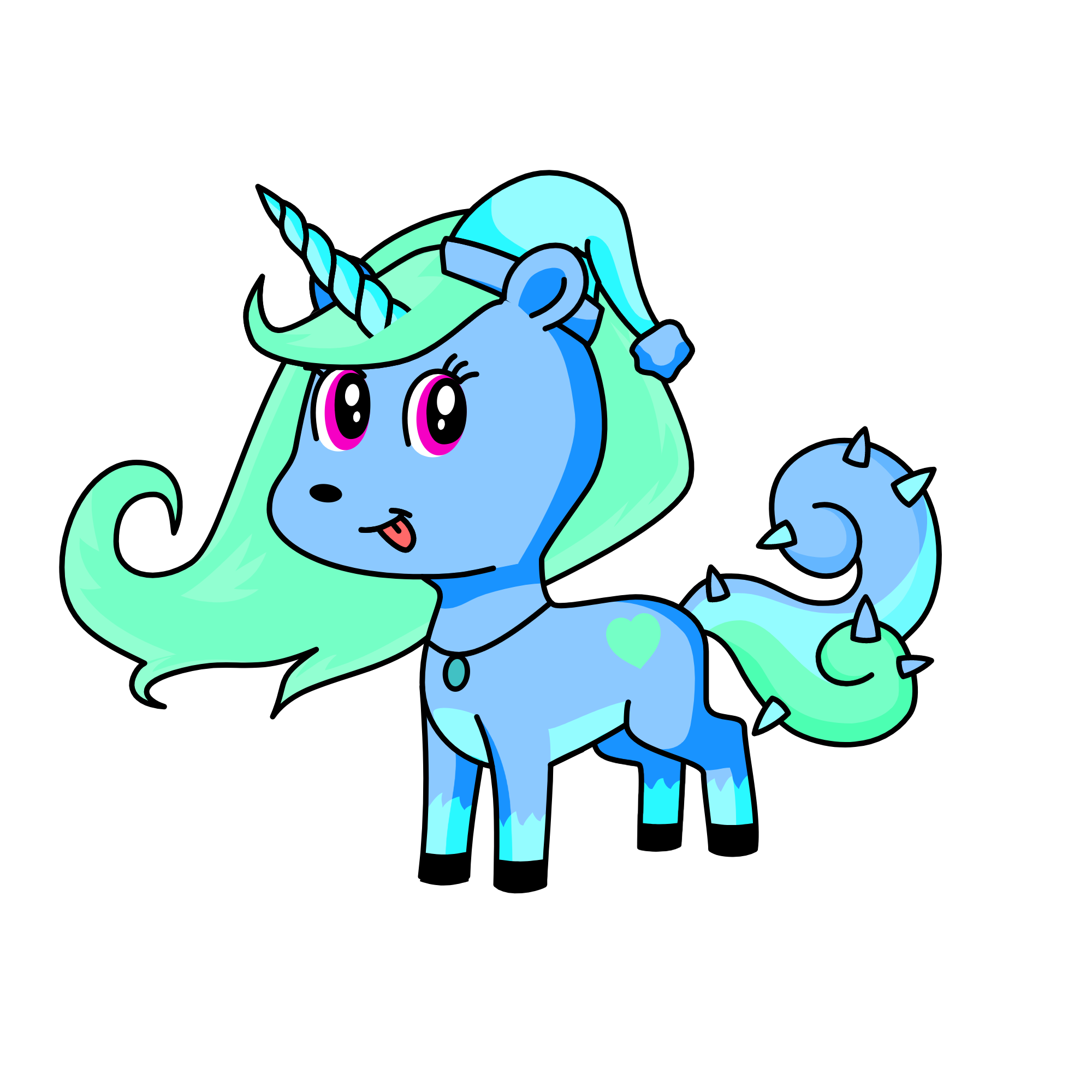 winter, the unicorn