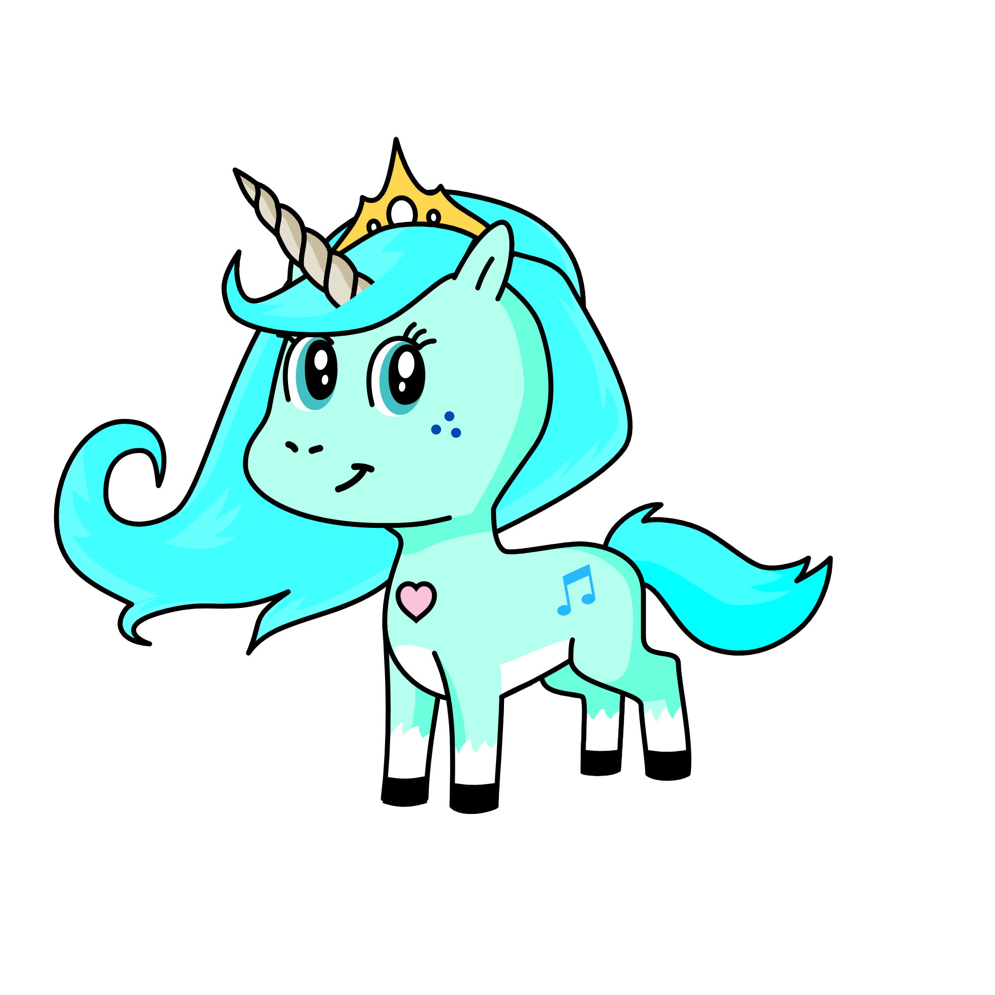 SHIMMERINE, the unicorn