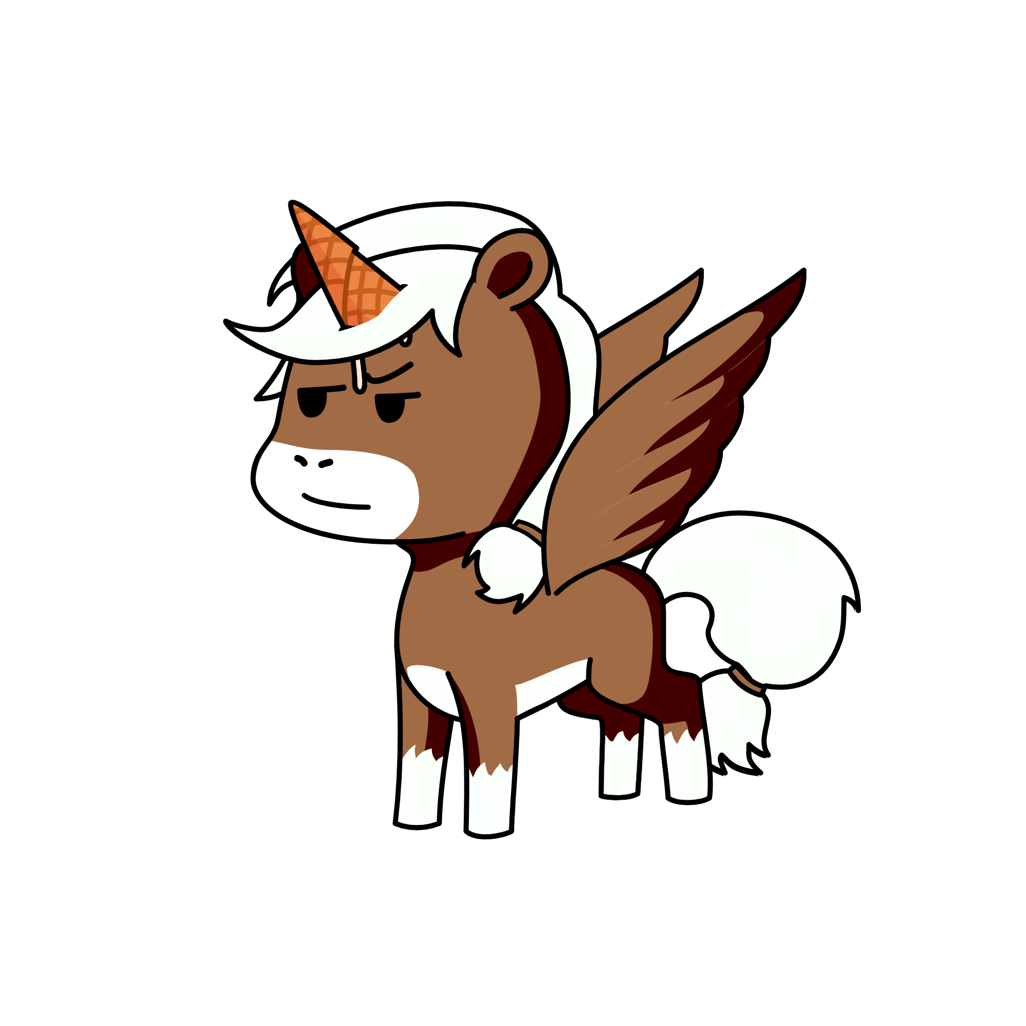 Chocolate chip, the unicorn