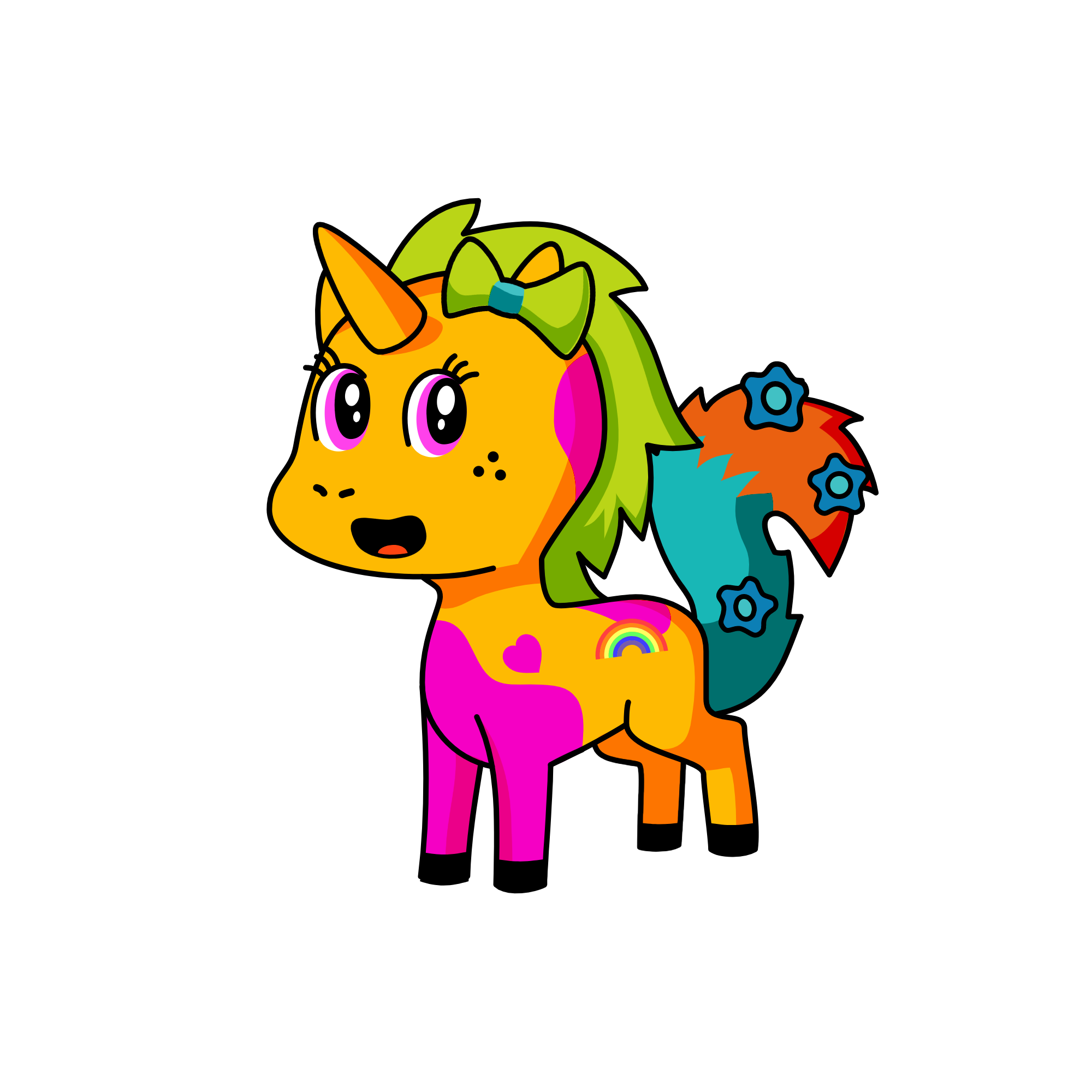 crazy, the unicorn