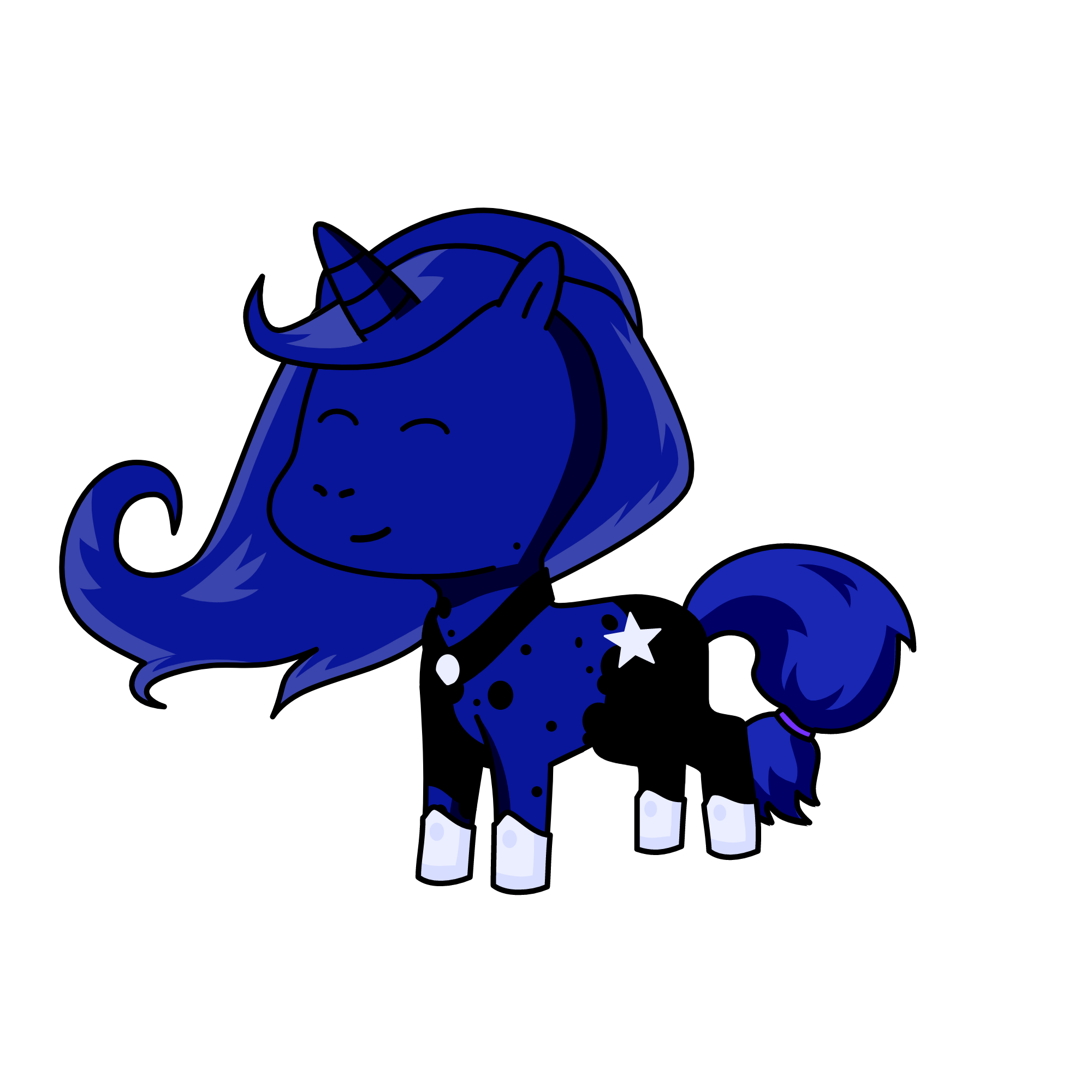 princesa luna, the unicorn