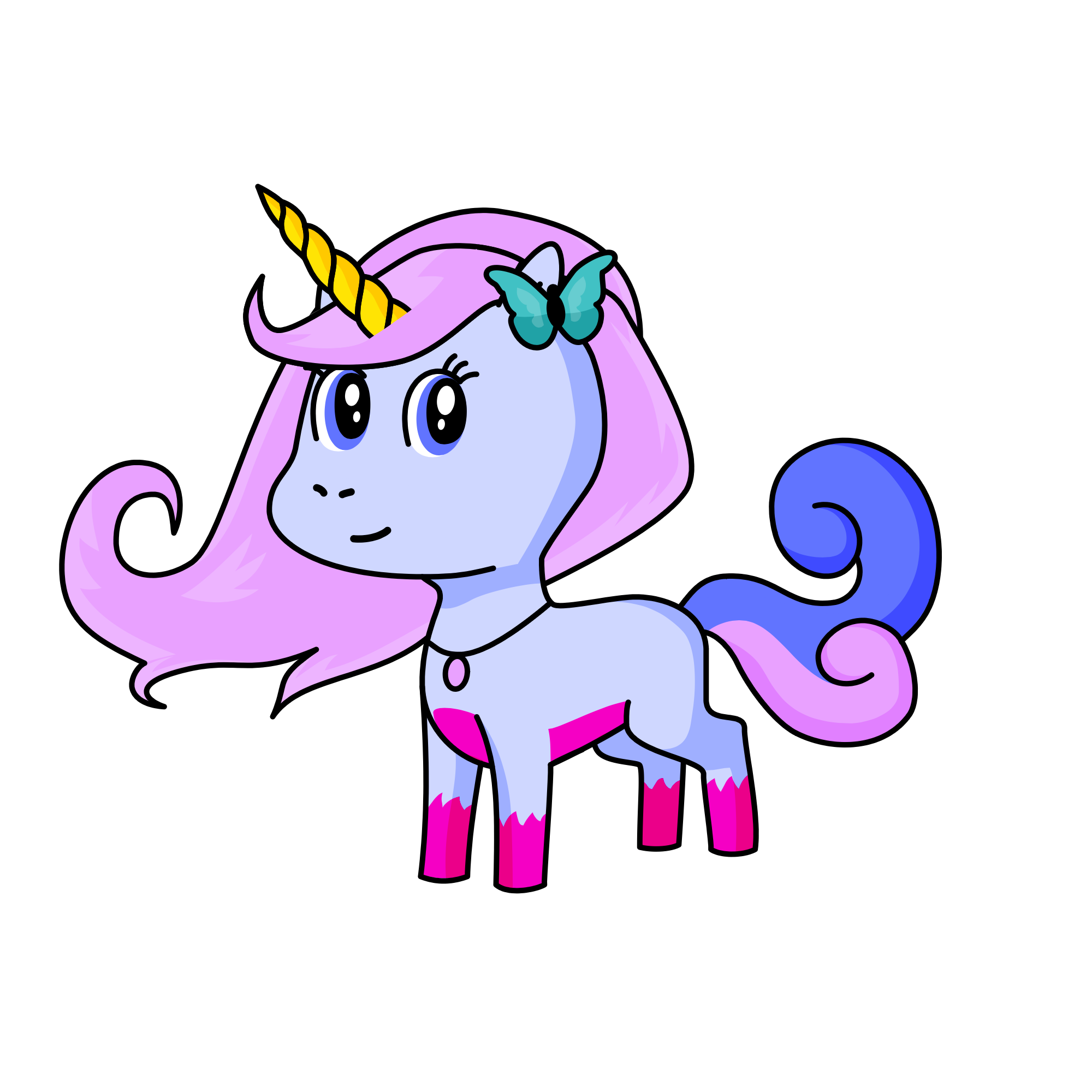 Dawn shimmer , the unicorn