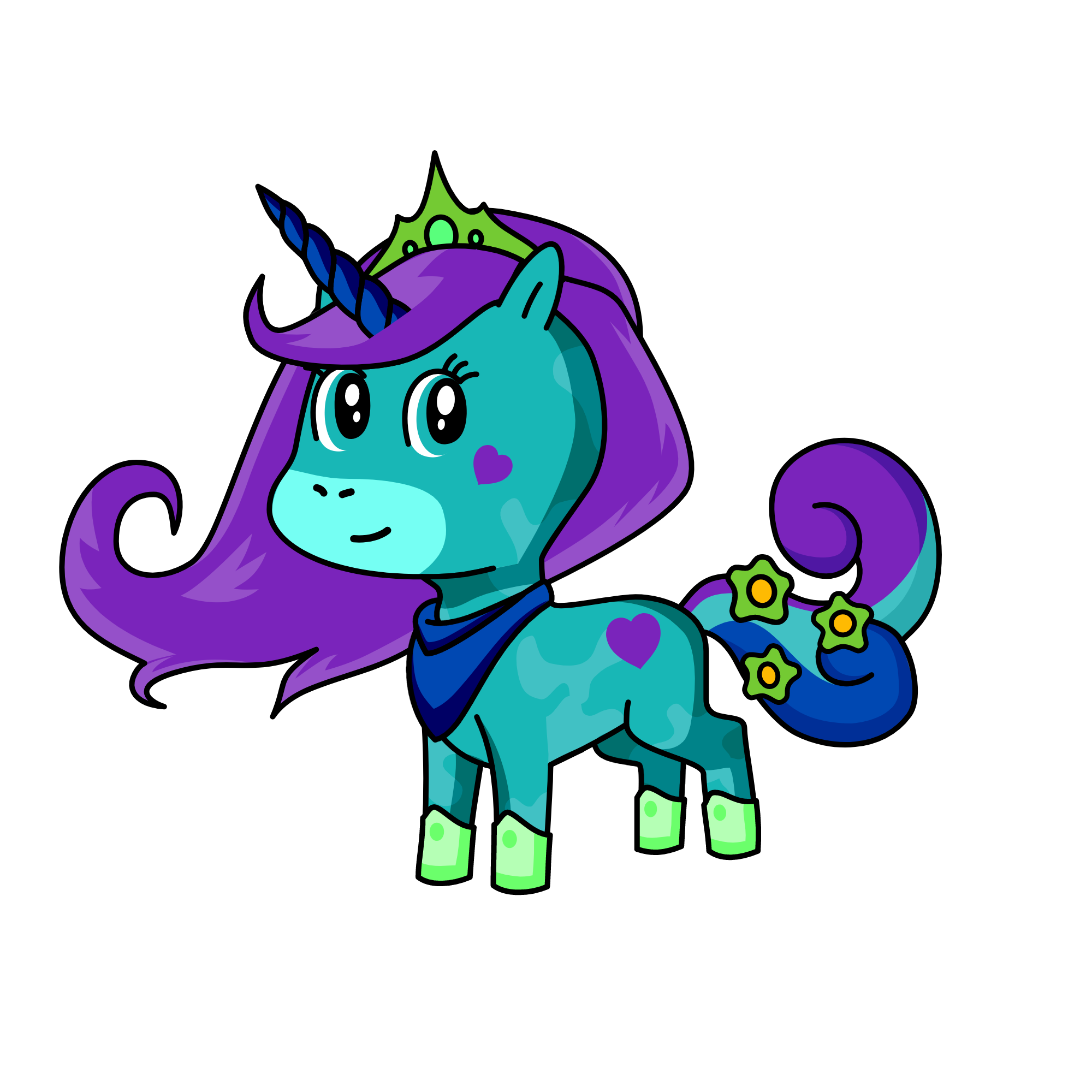 abby the unicone pincesse, the unicorn