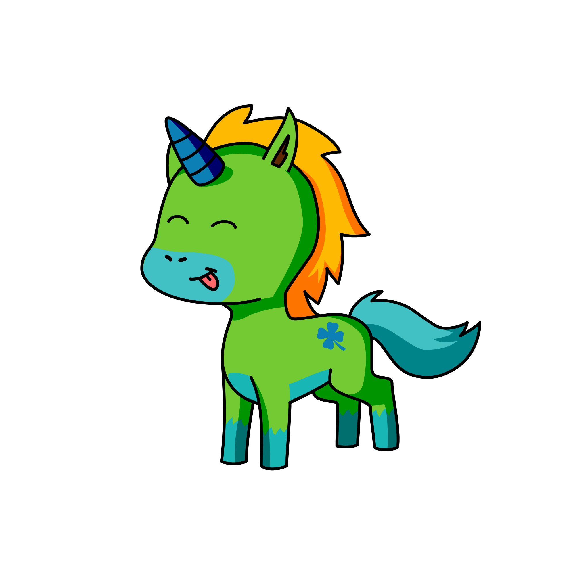 Clover, the unicorn