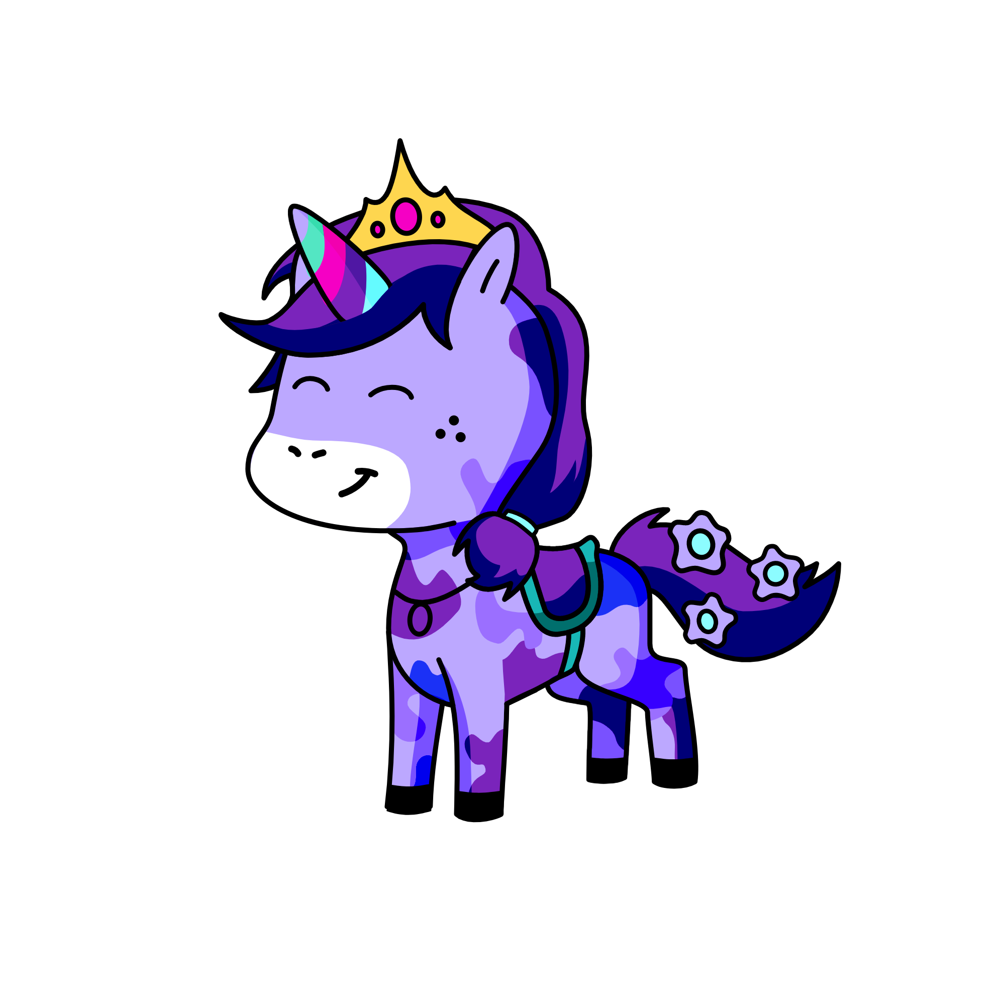 Snow Flake, the unicorn