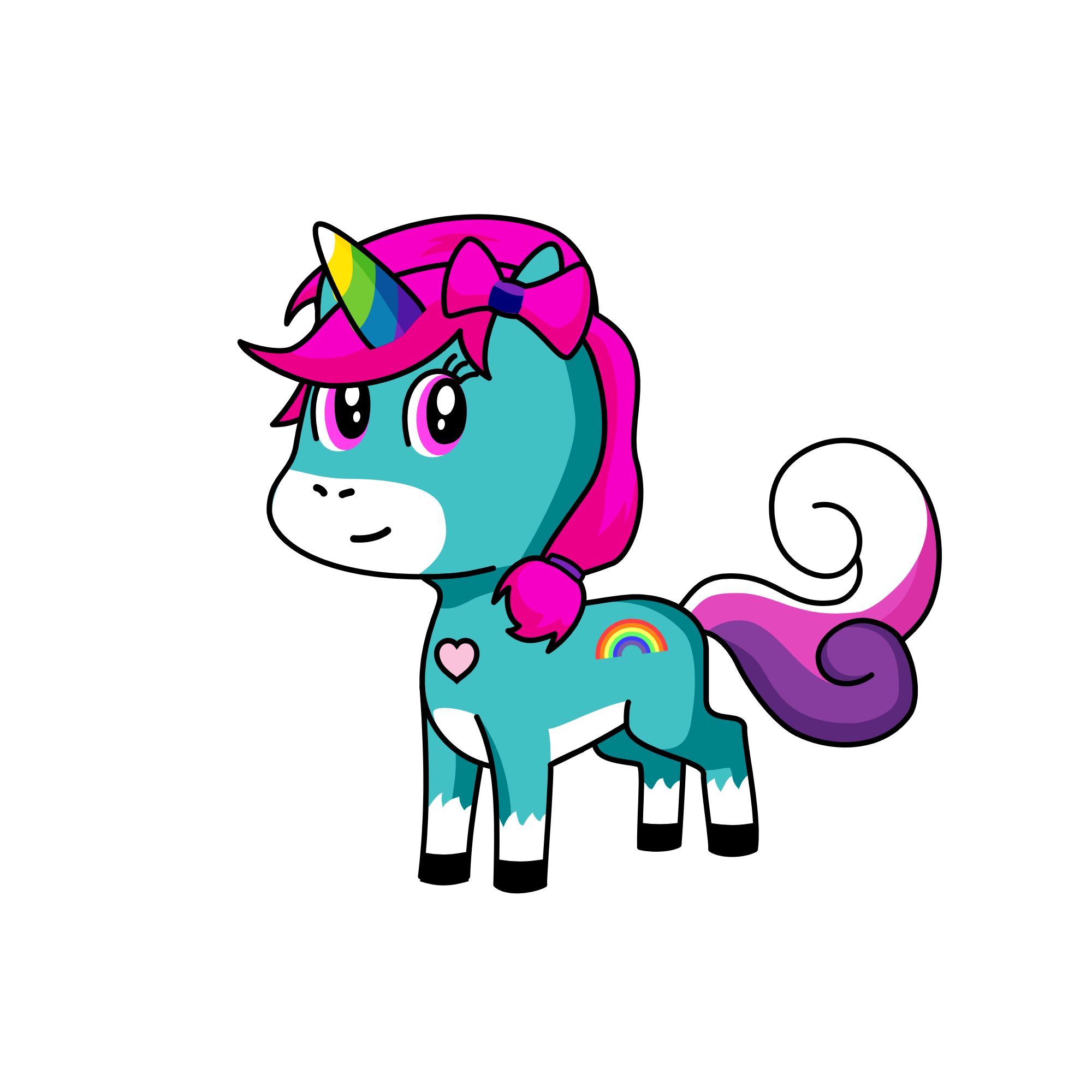 Shiny, the unicorn