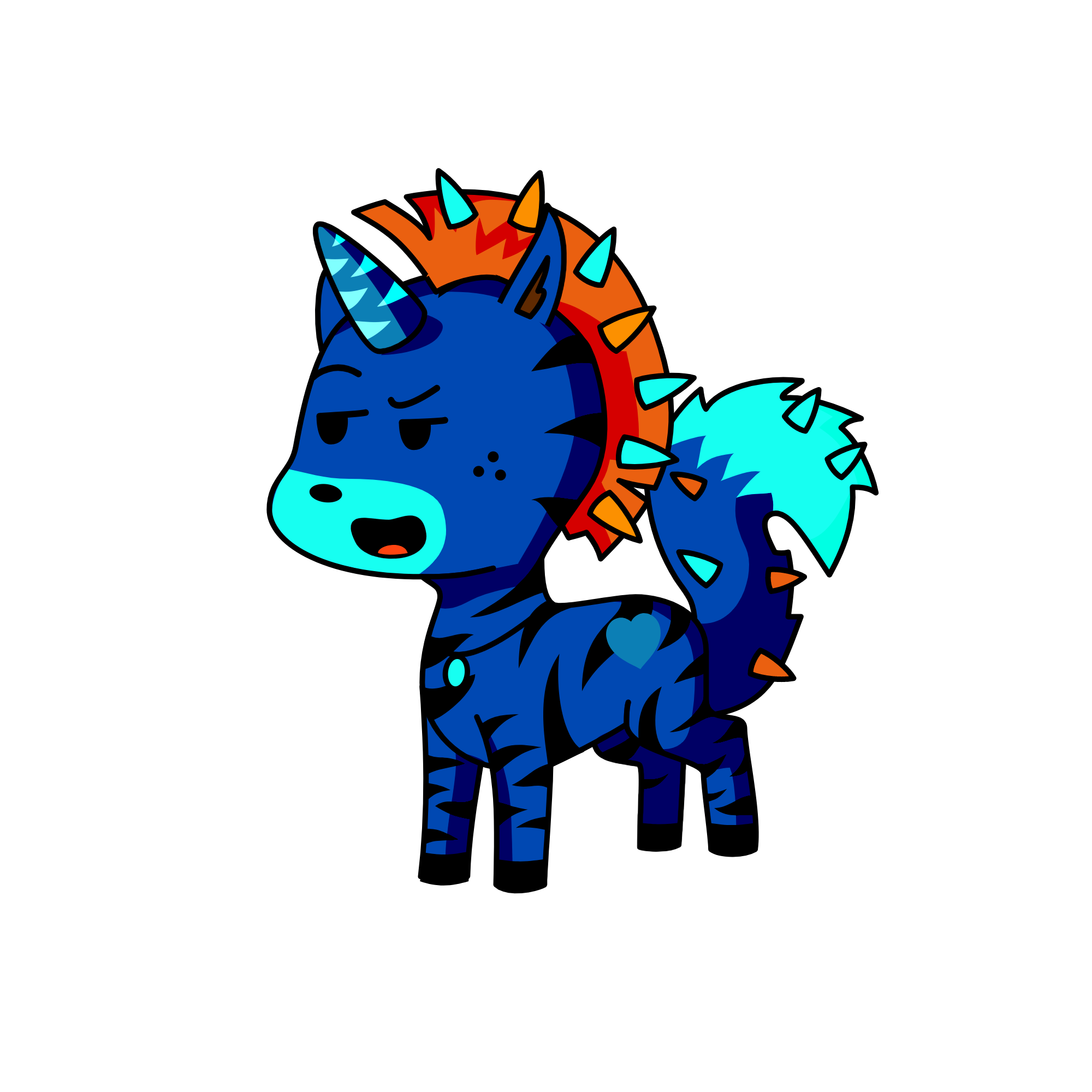 x, the unicorn