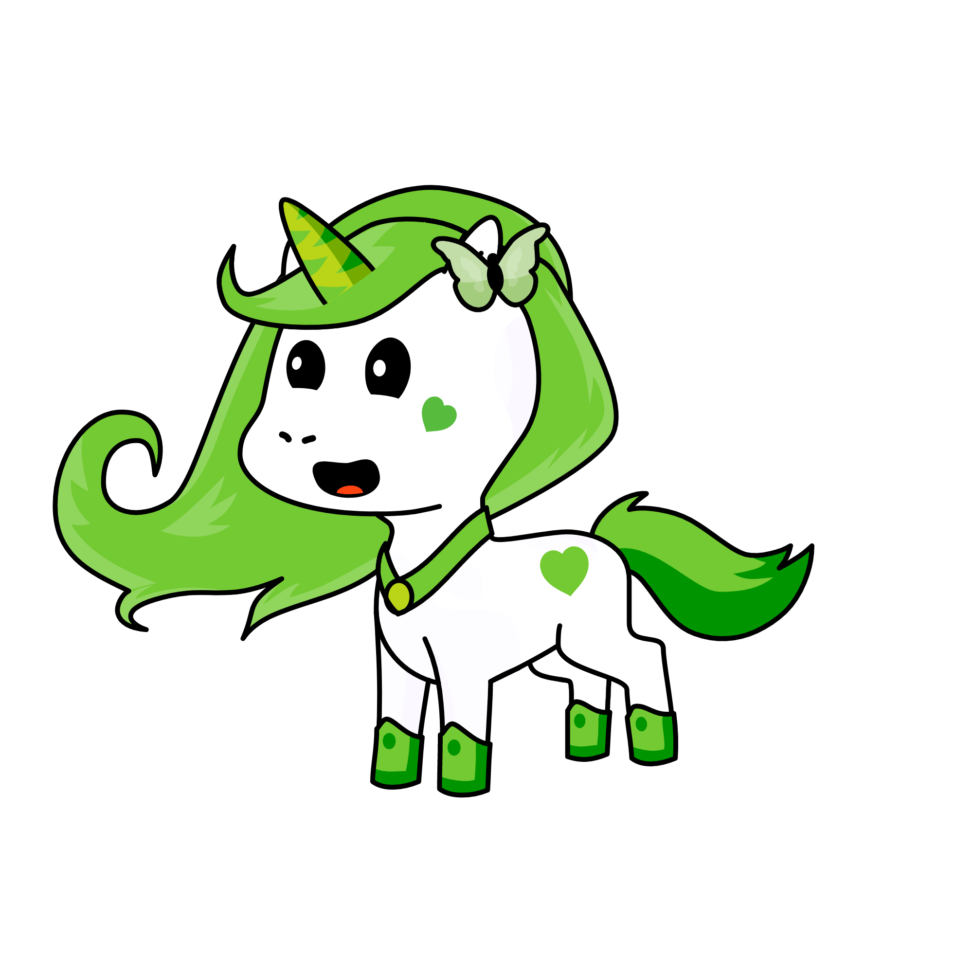 Nature Leafy, the unicorn