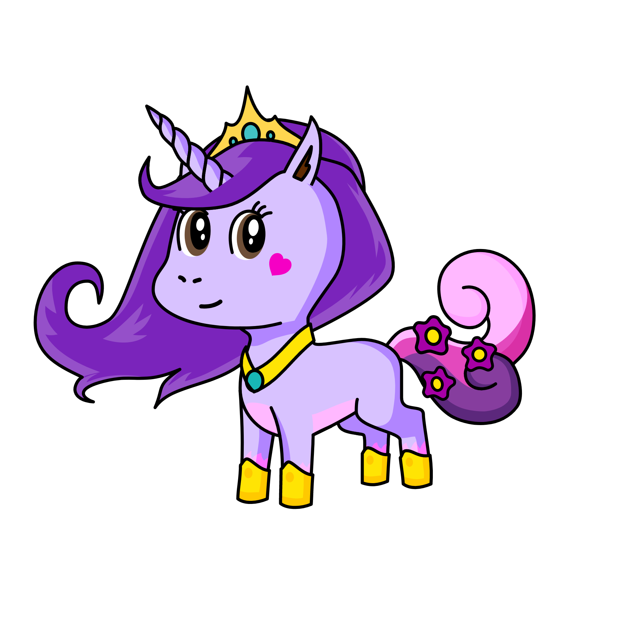 Amethyst, the unicorn