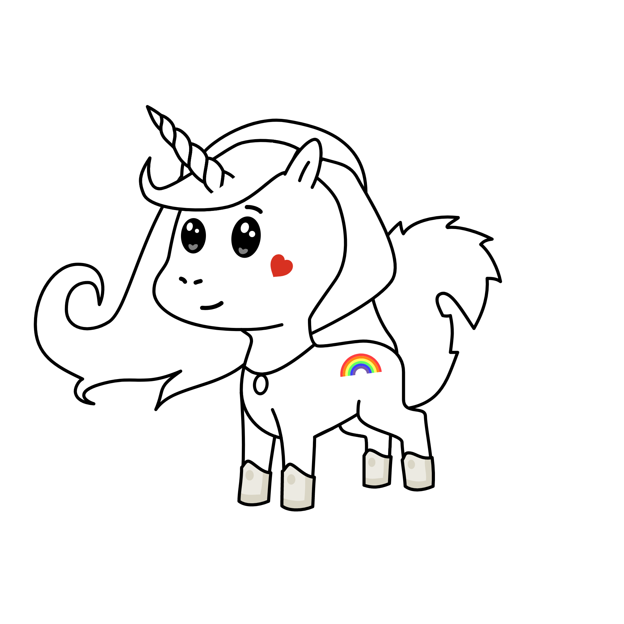 Nuvem zinha 😄😄, the unicorn
