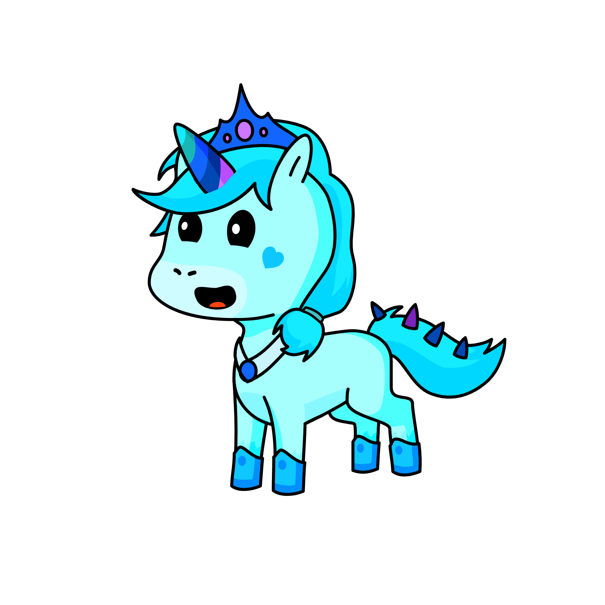 Snowy, the unicorn