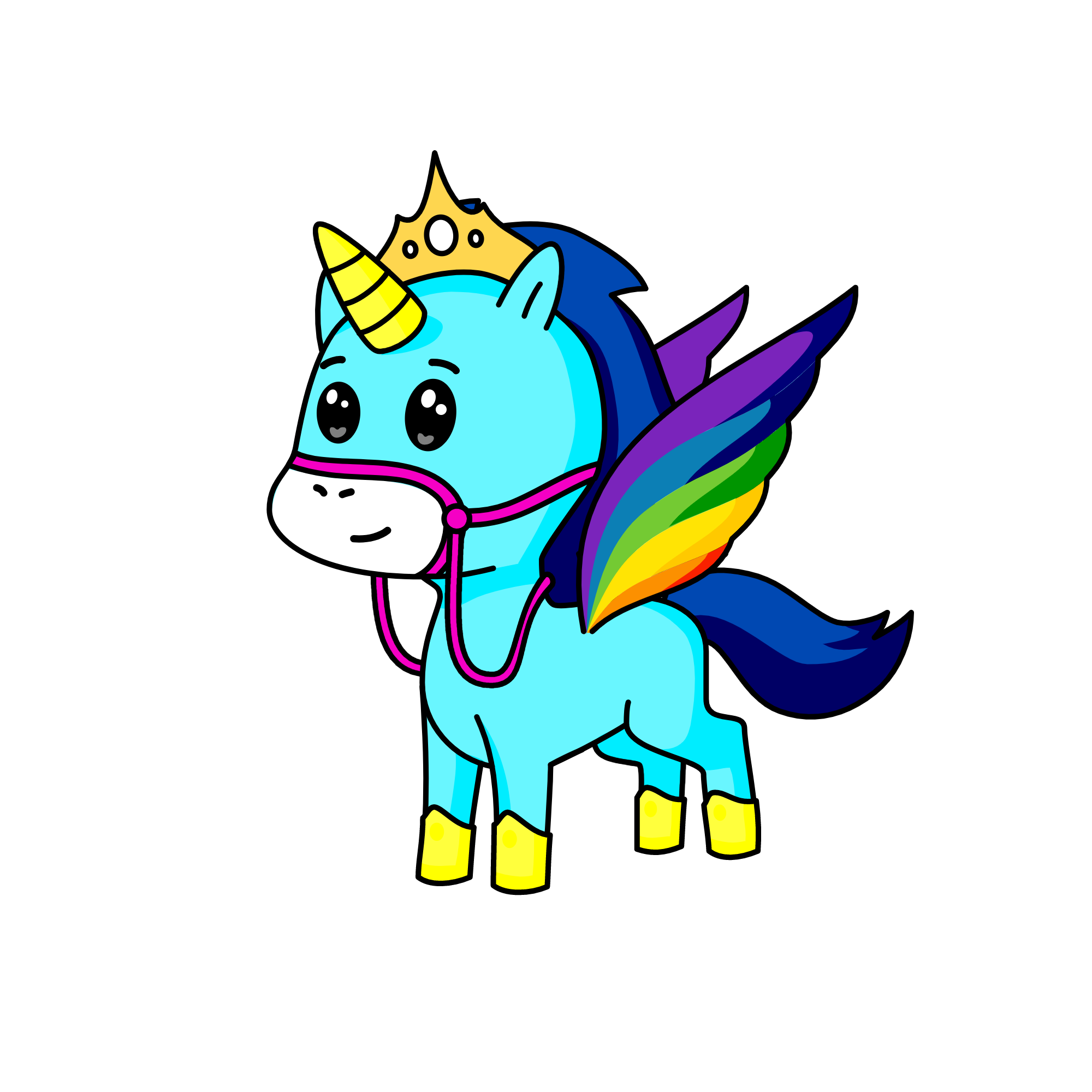 Snow, the unicorn